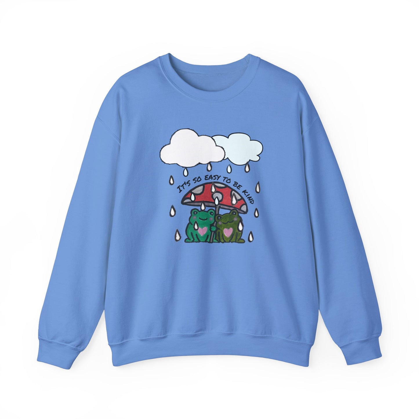 Cute Frogs Kindness Crewneck Sweatshirt - Unisex Heavy Blend