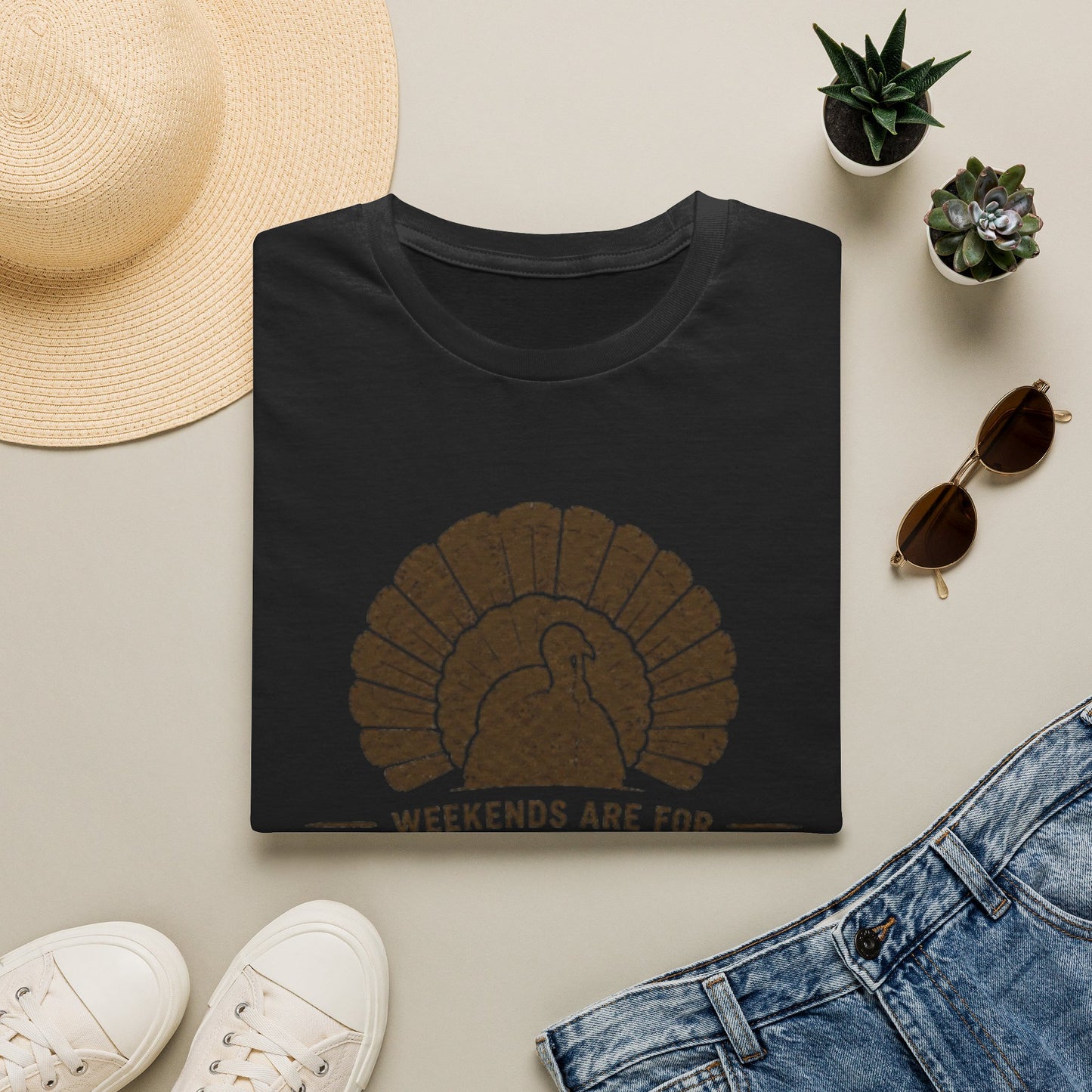 Weekends Are for Gobblers T-Shirt — Vintage Turkey Tee