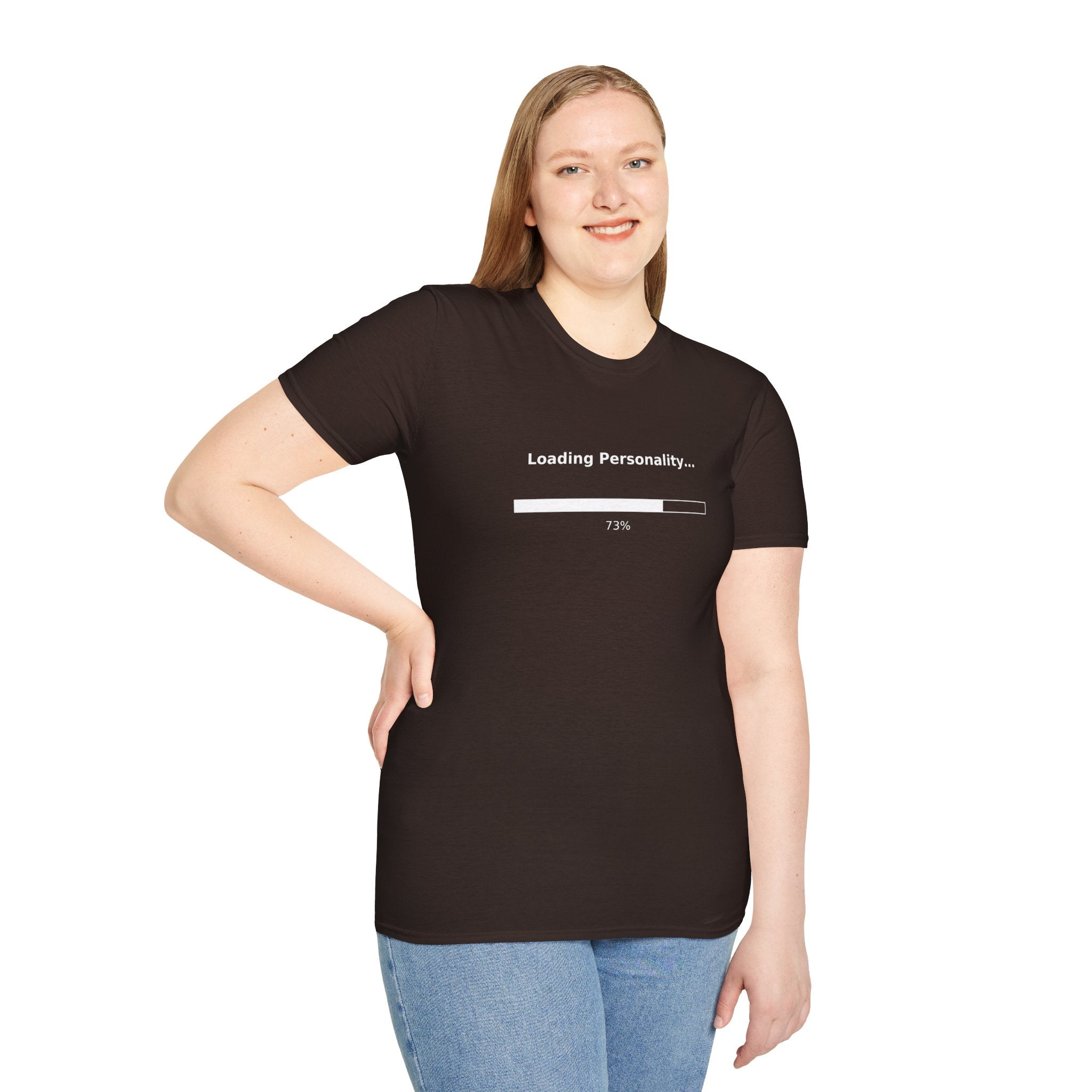 Loading Personality T-Shirt — Funny Introvert/Quirky Humor Tee