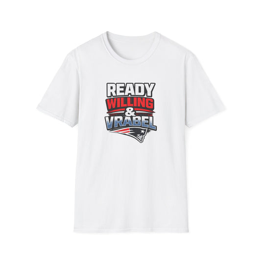 Ready Willing & Vrabel T-Shirt — New England Patriots Coach Tribute