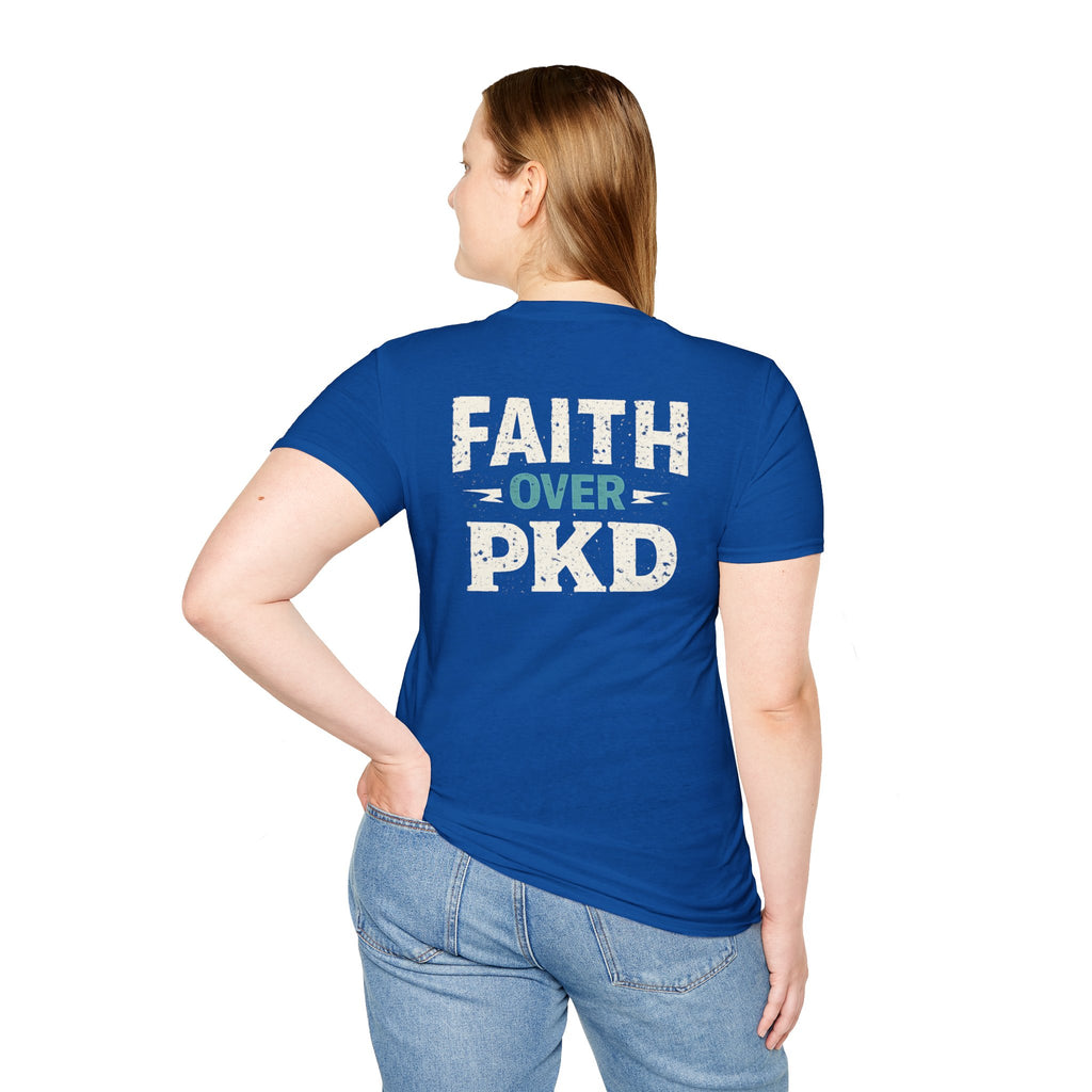 Faith Over PKD T-Shirt — Polycystic Kidney Disease Awareness Tee