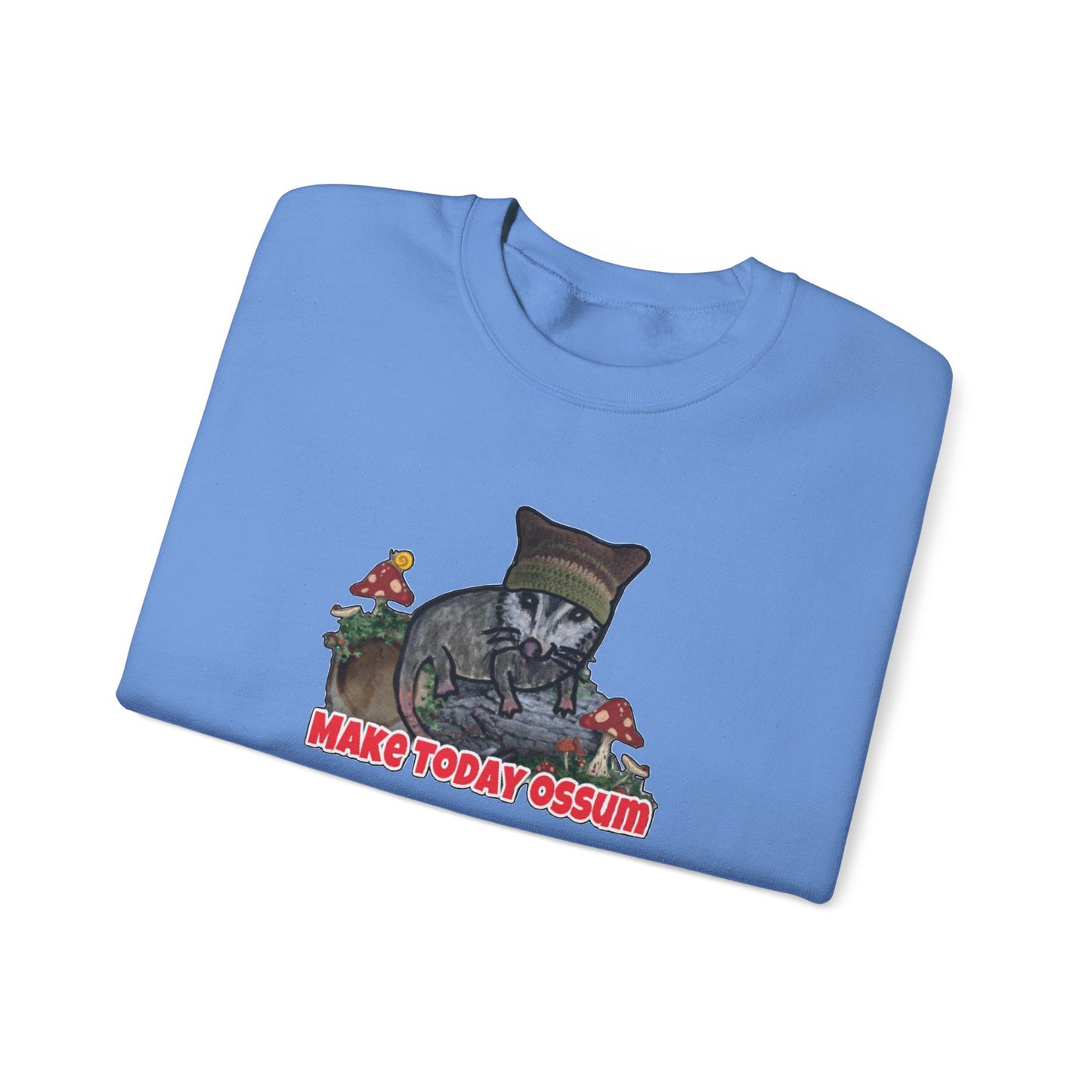 Make Today Ossum Cat Sweatshirt - Cozy Unisex Heavy Blend Crewneck