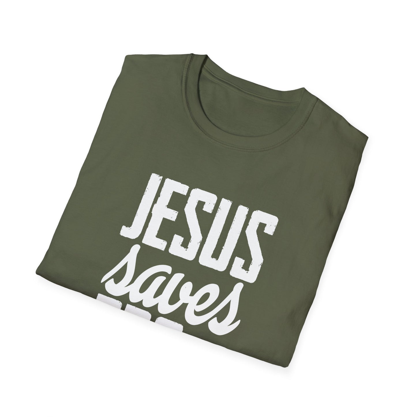 Jesus Saves Bro - Unisex Softstyle T-Shirt