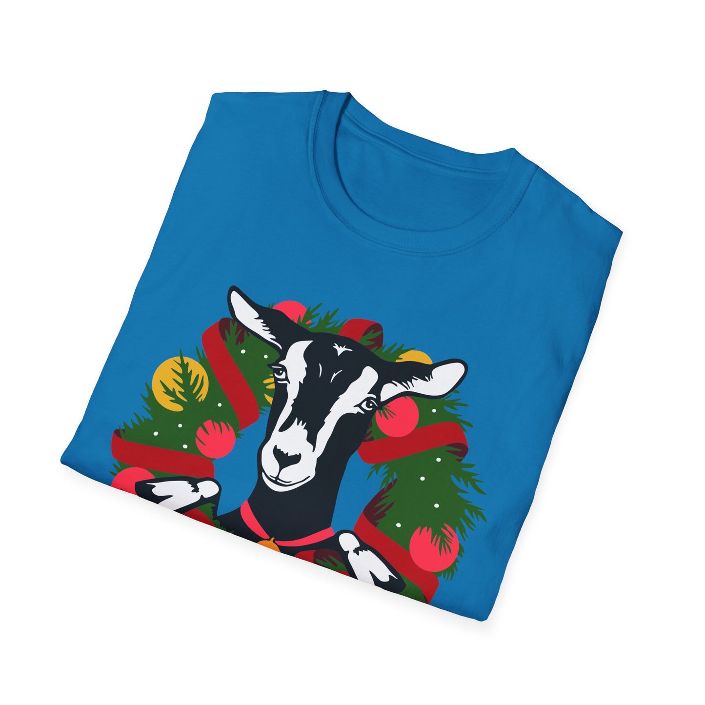 Goat Wreath - Unisex Softstyle T-Shirt