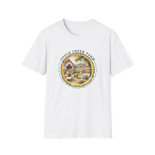 Gould Creek Farm Unisex Softstyle T-Shirt - Cozy Farmhouse Graphic Tee