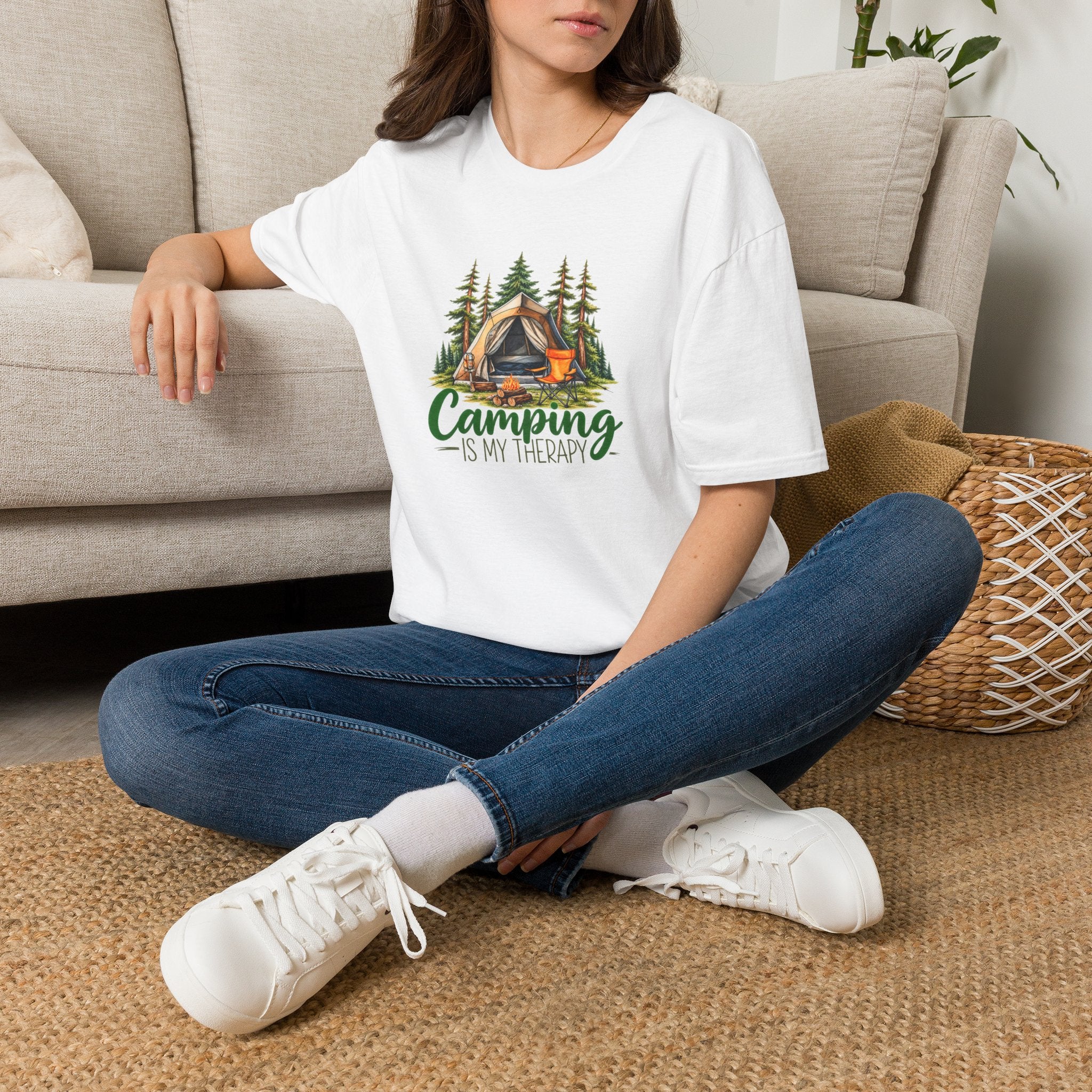 Camping Is My Therapy – Camping T-Shirt