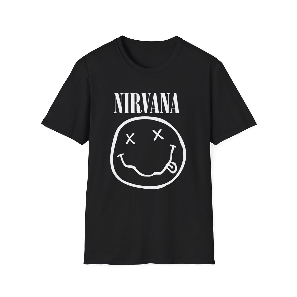 Nirvana Smiley Face Graphic T-Shirt