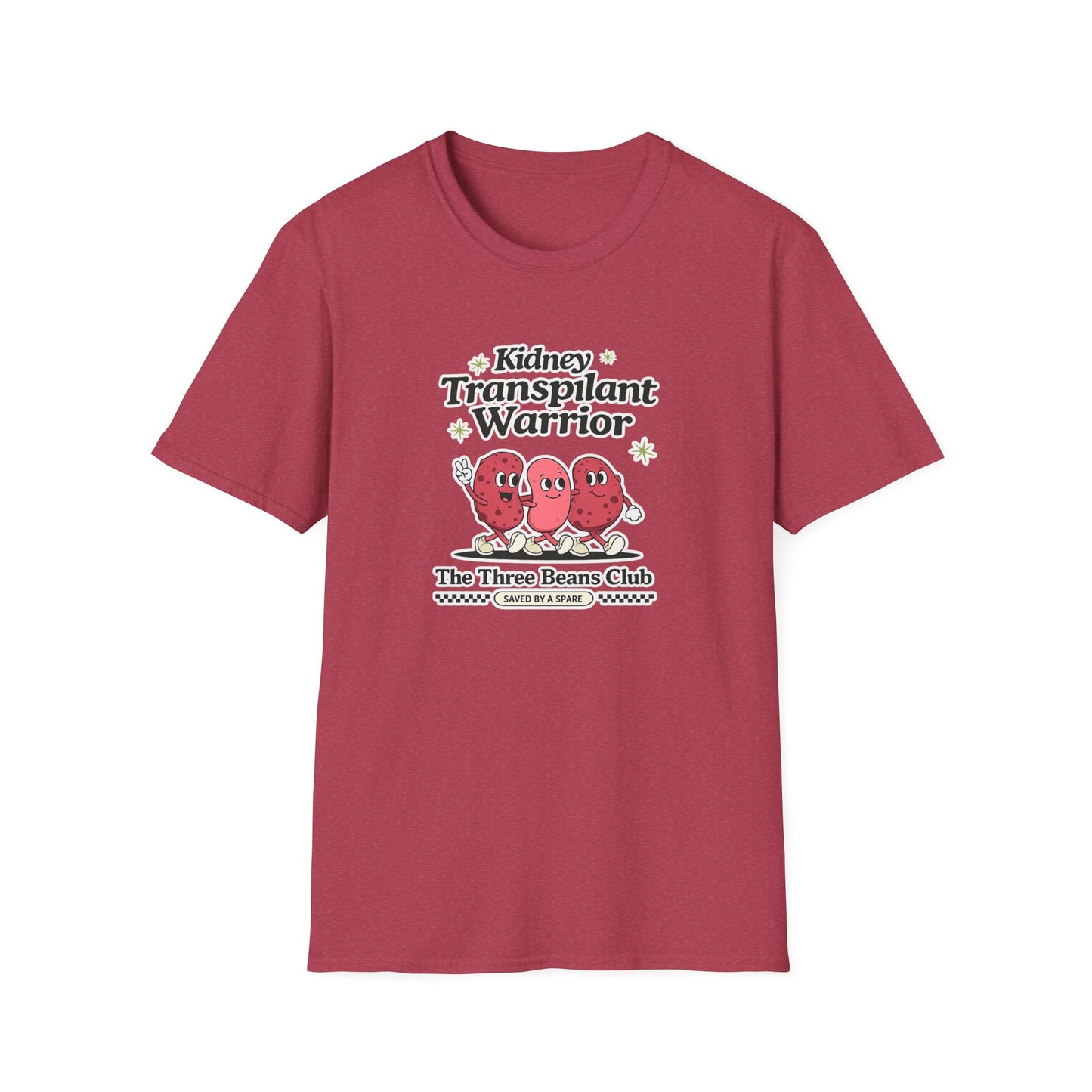 Kidney Transplant Warrior T-Shirt — The Three Beans Club Support Tee