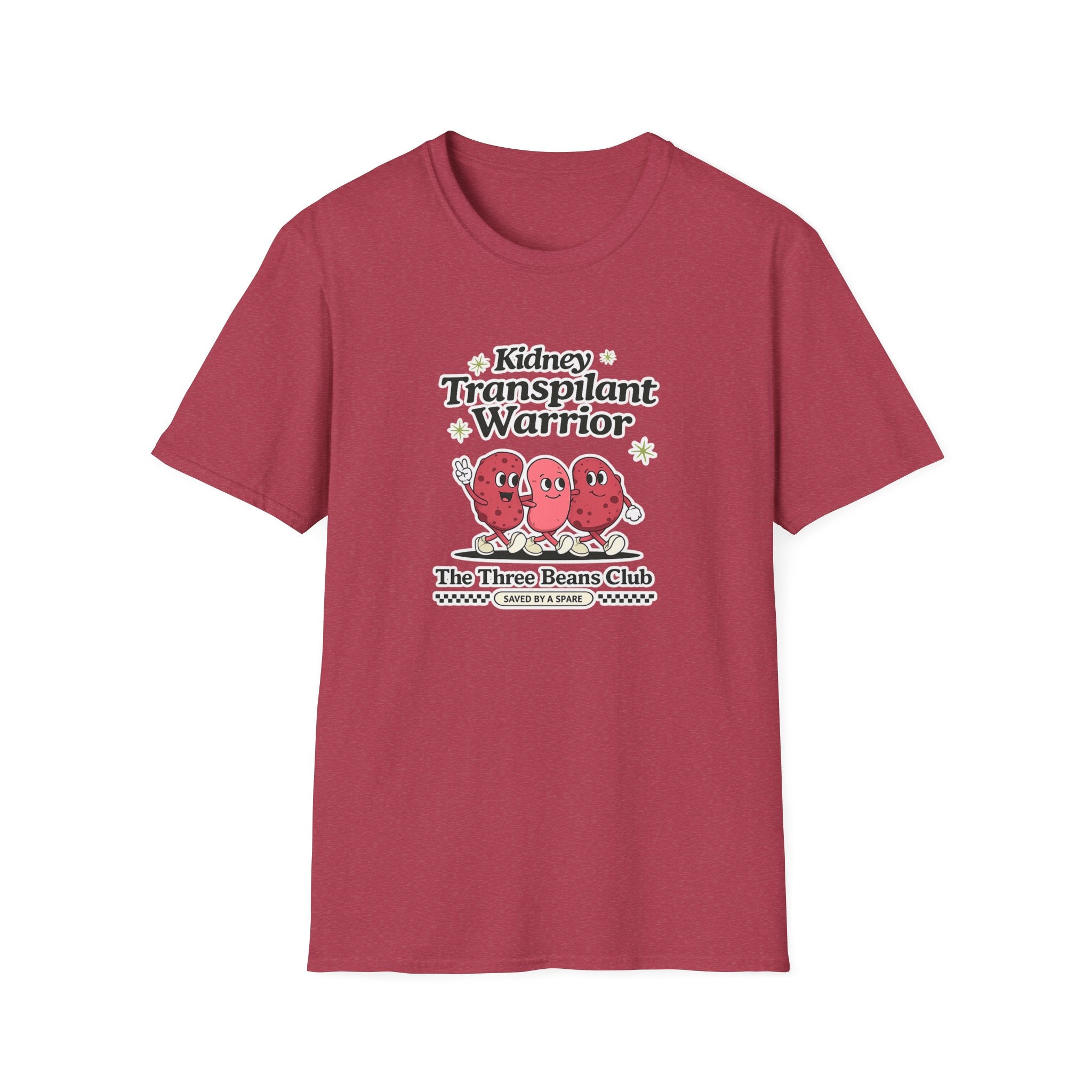 Kidney Transplant Warrior T-Shirt — The Three Beans Club Support Tee