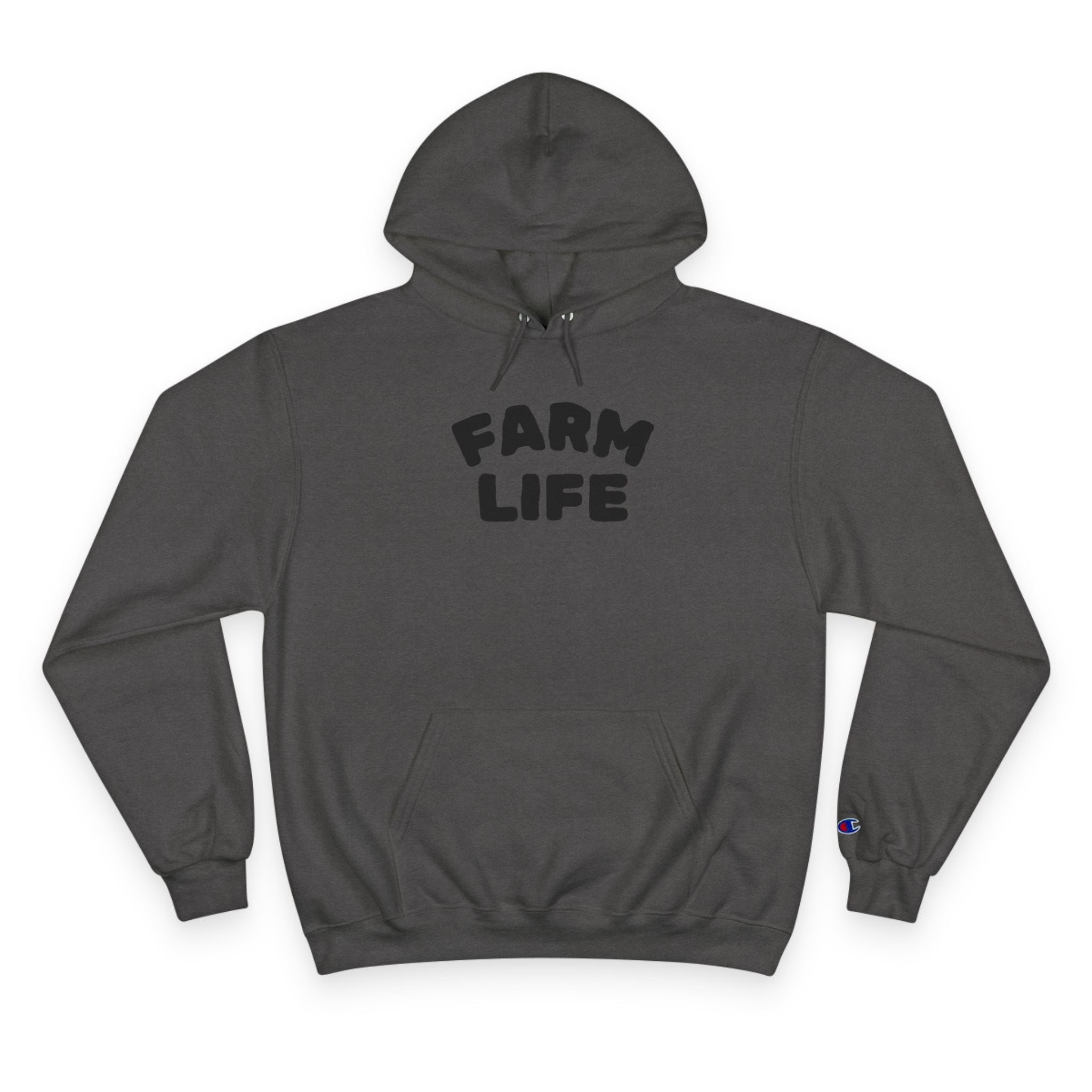 Farm Life Champion Hoodie Gould Creek Farm- Cozy Apparel for Agriculture Lovers
