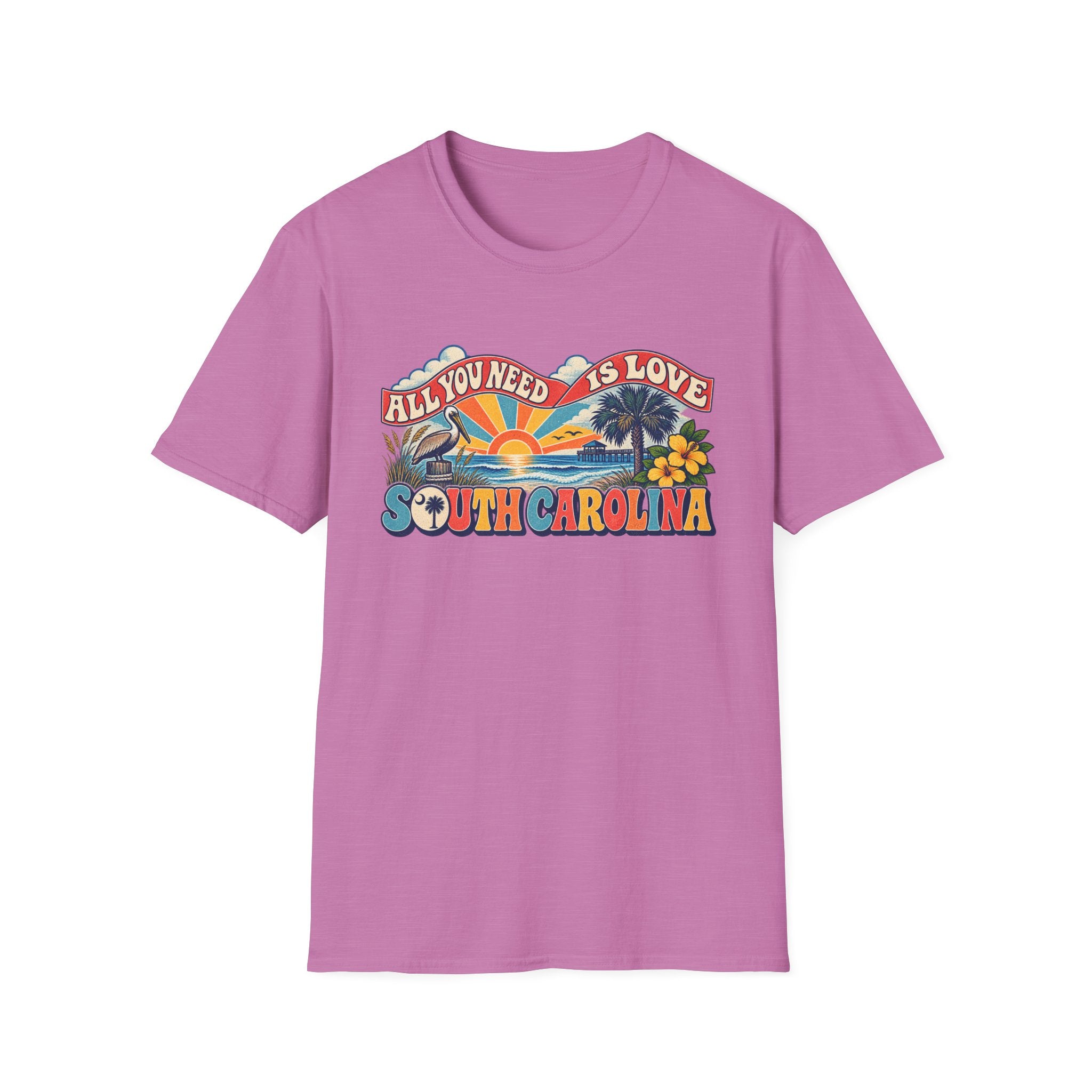 South Carolina Retro 'All You Need Is Love' T-Shirt