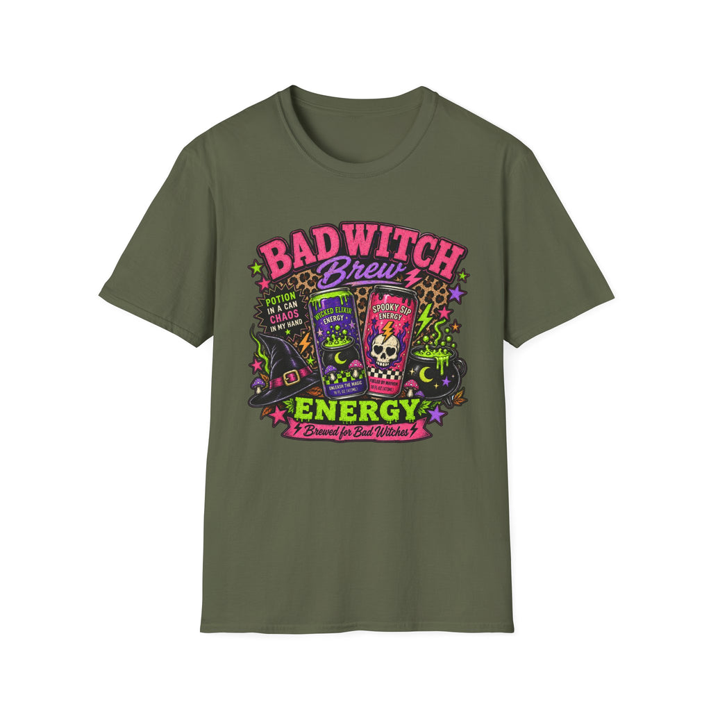 Bad Witch Brew Energy – Brewed for Bad Witches Halloween Tee