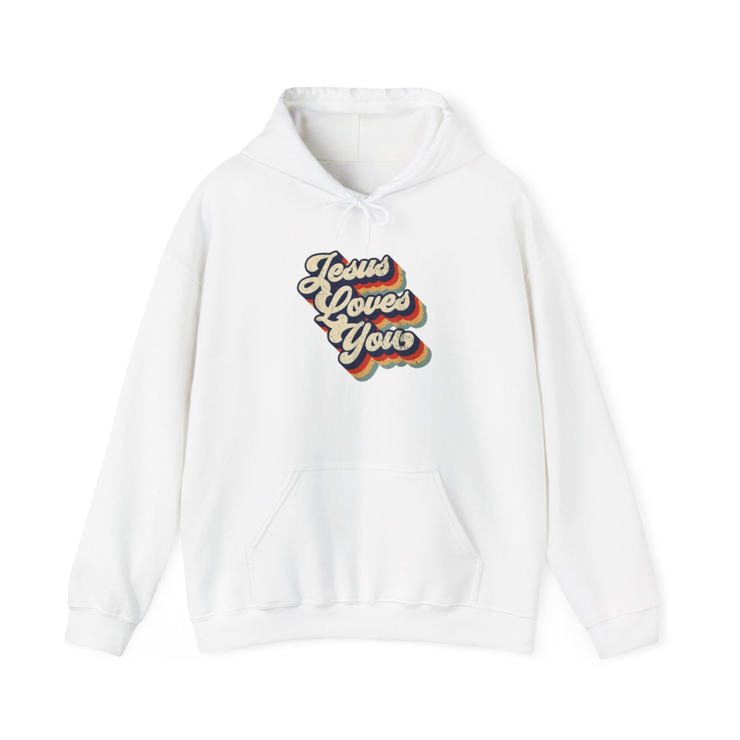 Jesus Loves You Hoodie - Unisex Heavy Blend Sweatshirt for Comfort & Faith