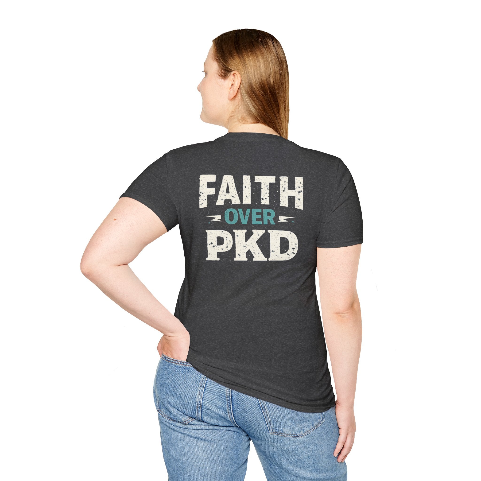 Faith Over PKD T-Shirt — Polycystic Kidney Disease Awareness Tee