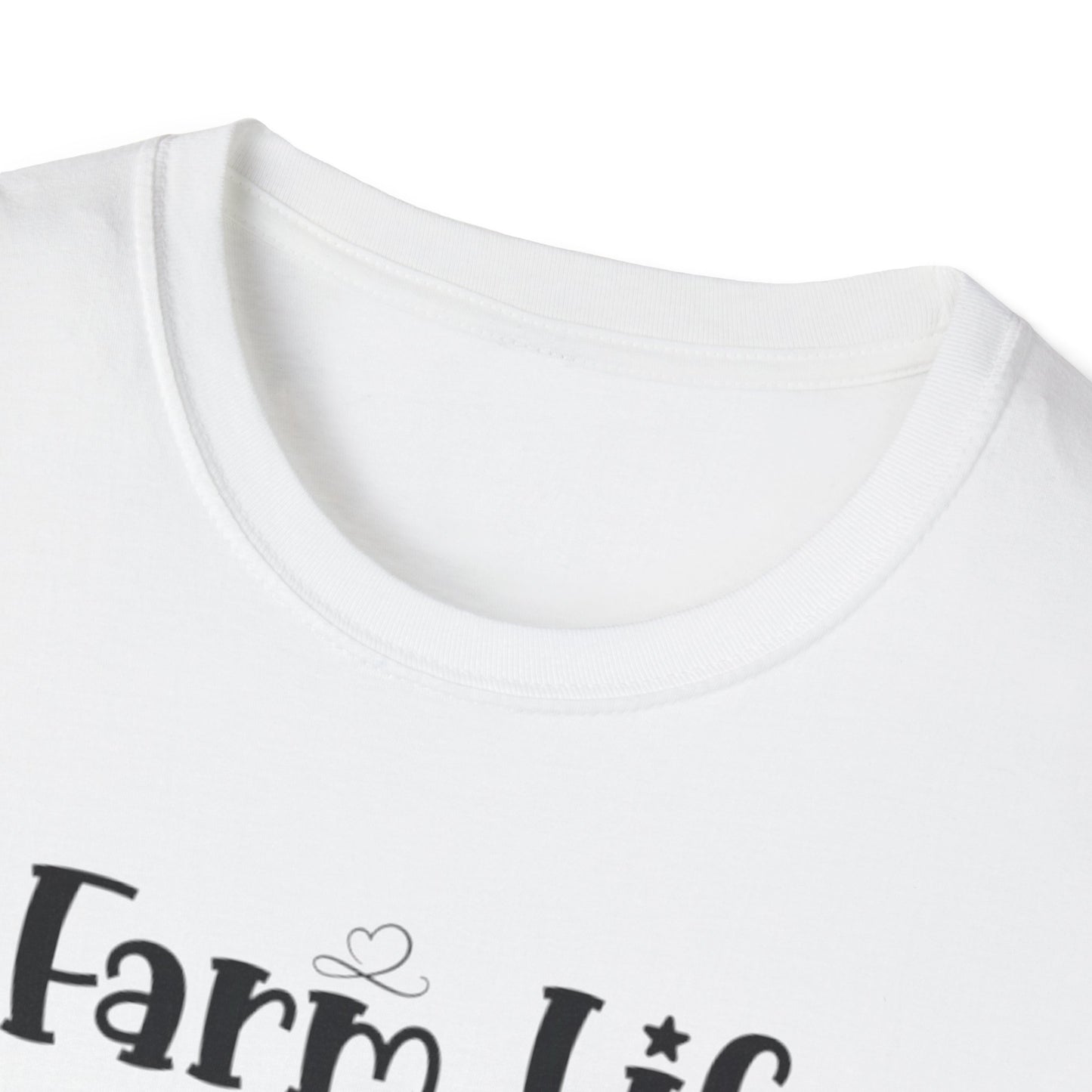 Farm Life is the Best Life S&J - Unisex Softstyle T-Shirt