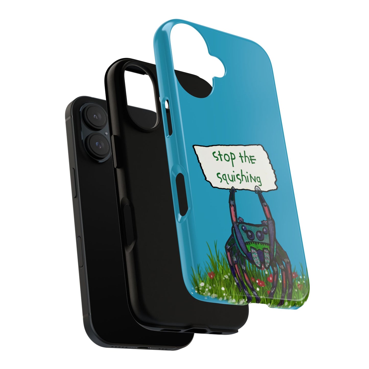 Funny Phone Case - Stop the Squishing