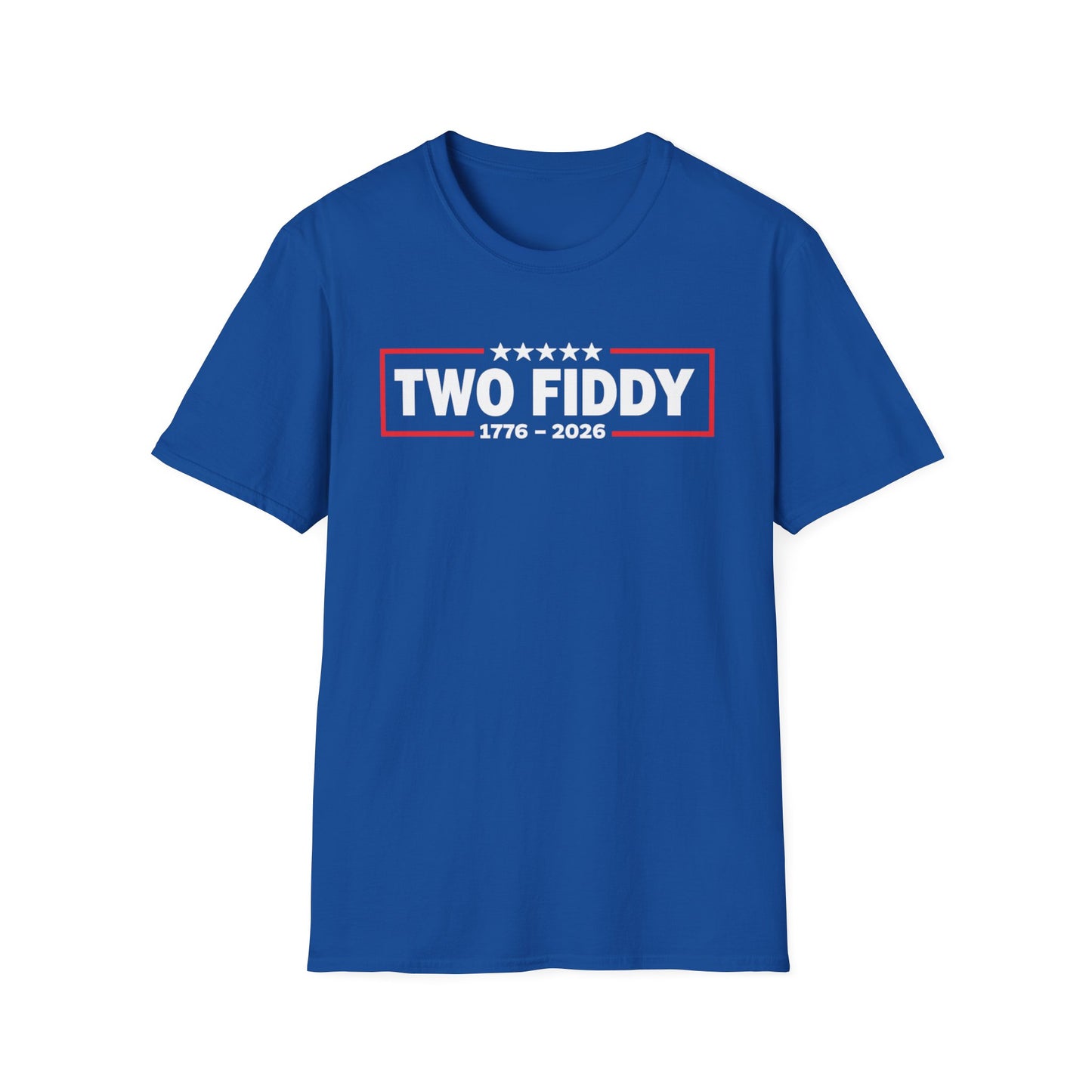 Two Fiddy 1776-2026 T-Shirt — Vintage USA Patriotic Tee