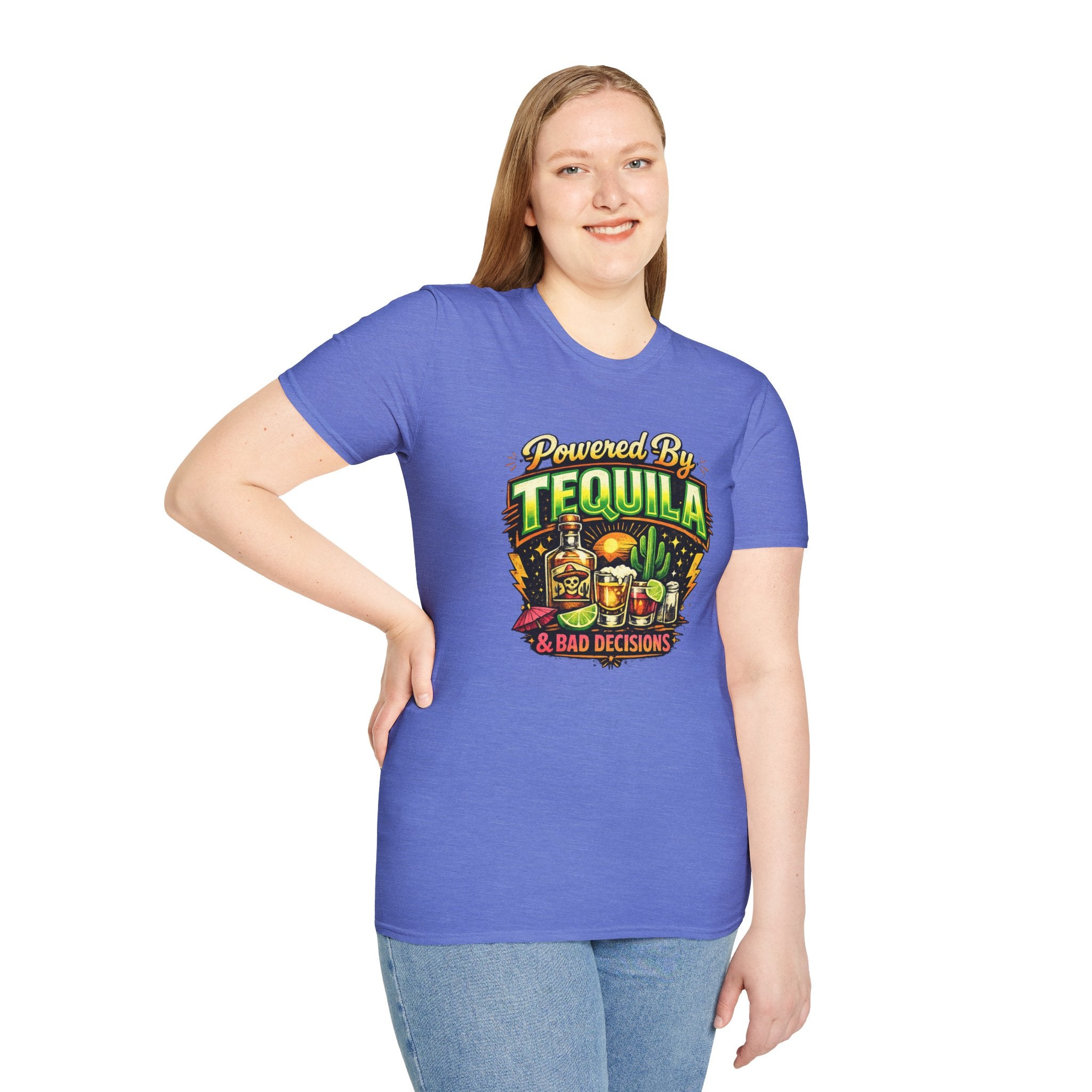 Tequila & Bad Decisions T-Shirt — Funny Bar Party Drinking Tee