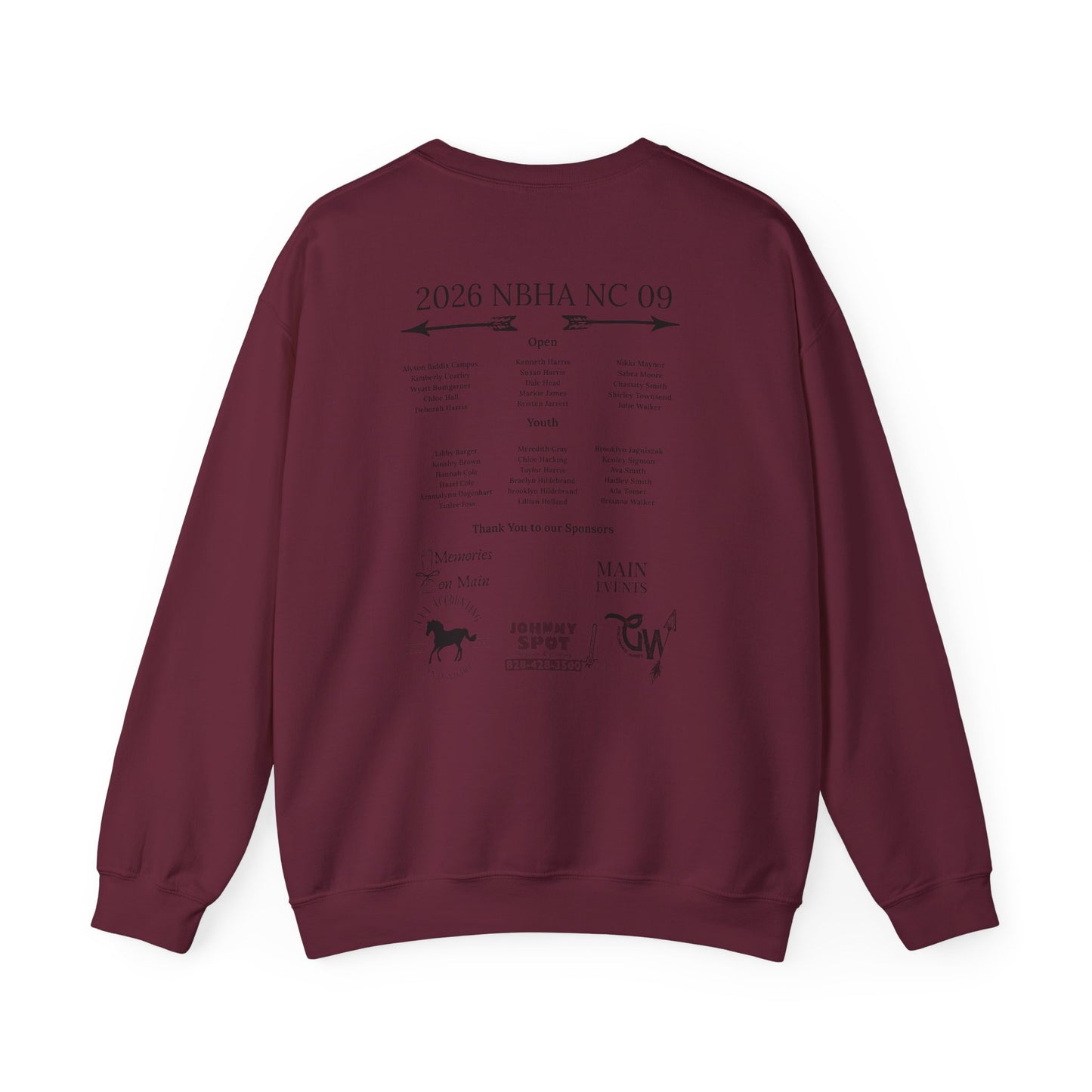 Crewneck Sweatshirt - 2026 NBHA NC 09