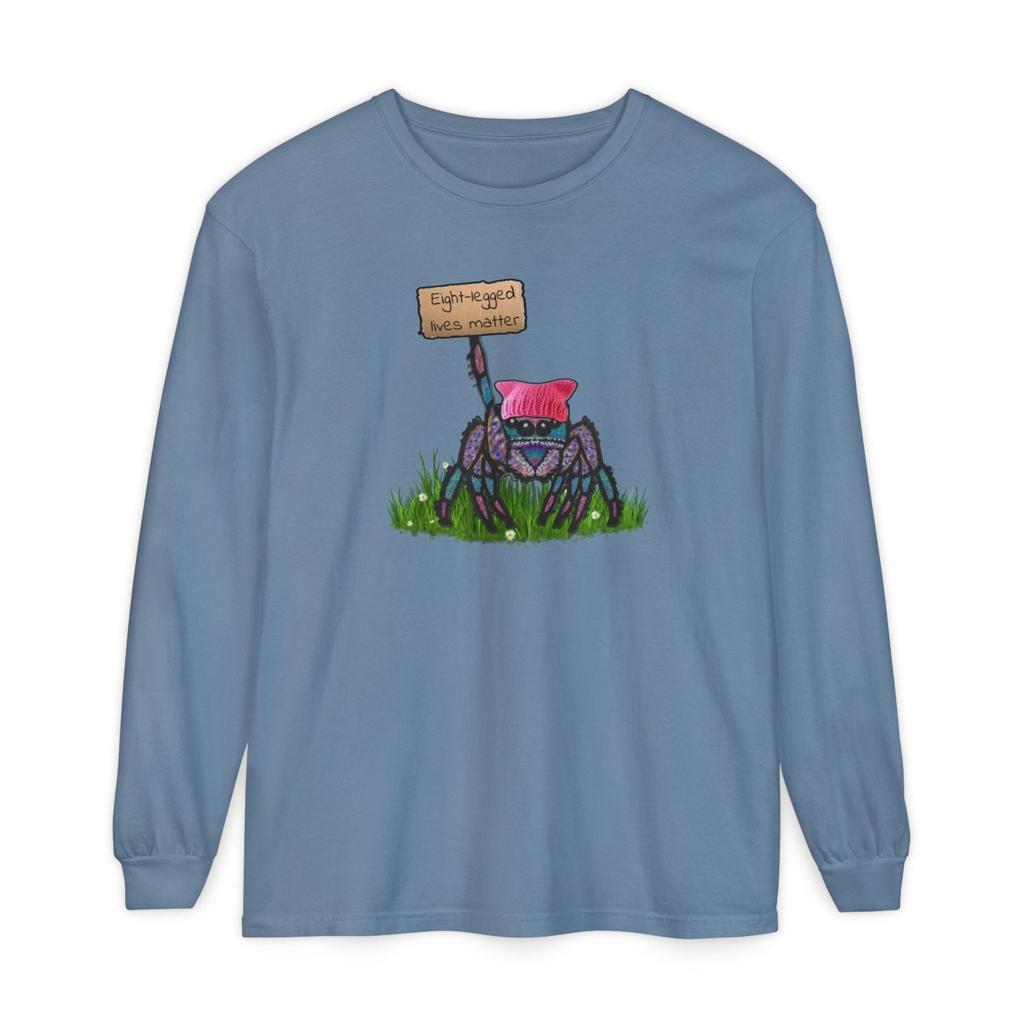 Unisex Garment-dyed Long Sleeve T-Shirt