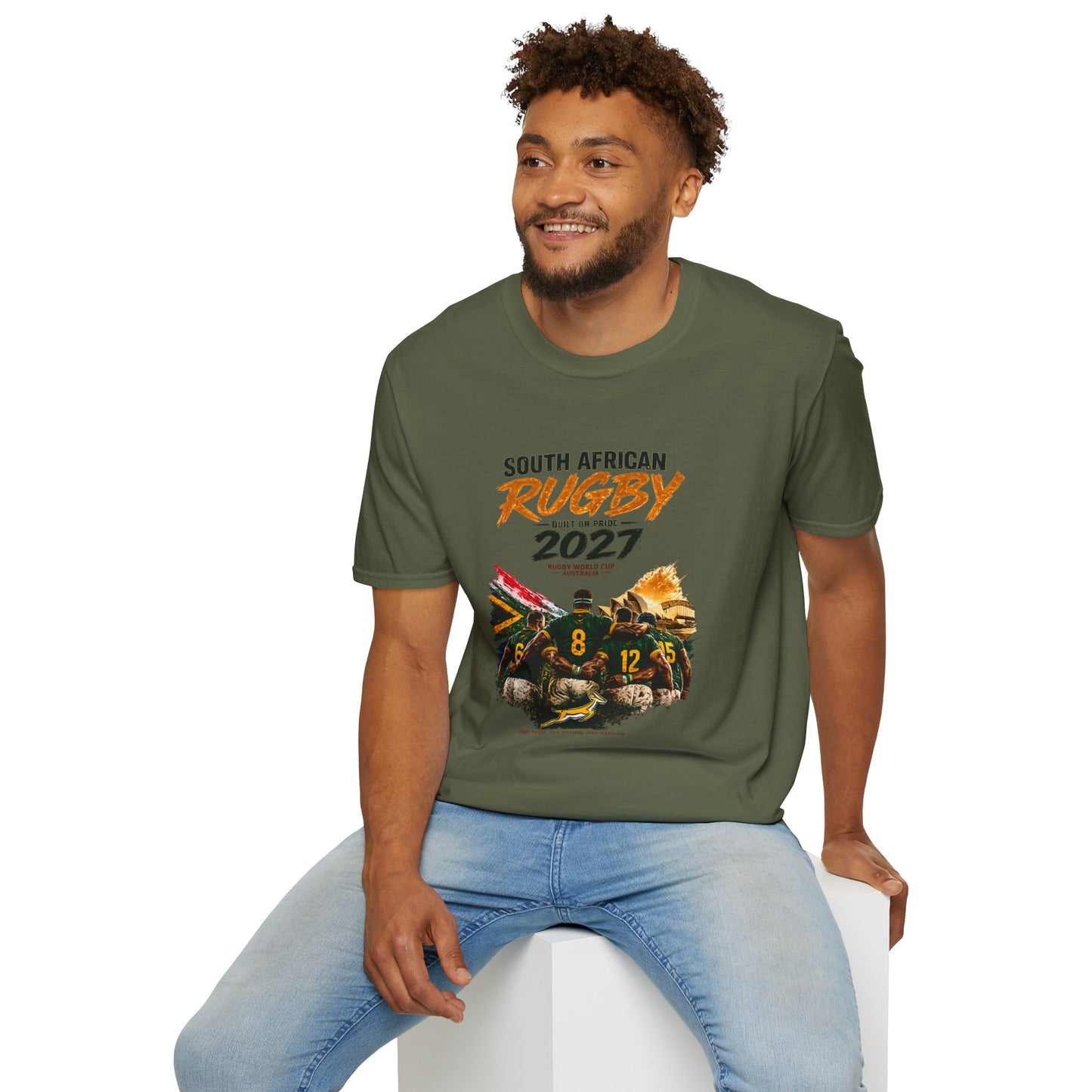 South African Rugby 2027 T-Shirt - Springbok Fans Rugby World Cup Support Tee