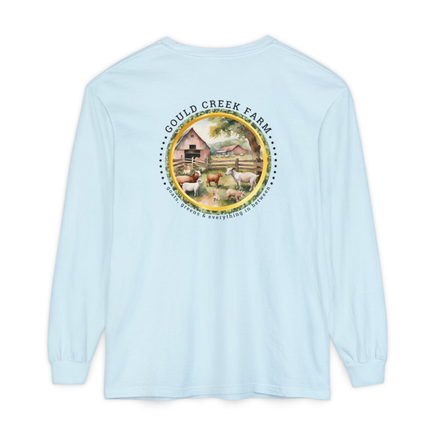 TTW Beads and Gould Creek Farm Vibrant Long Sleeve T-Shirt for Artists and Farmers