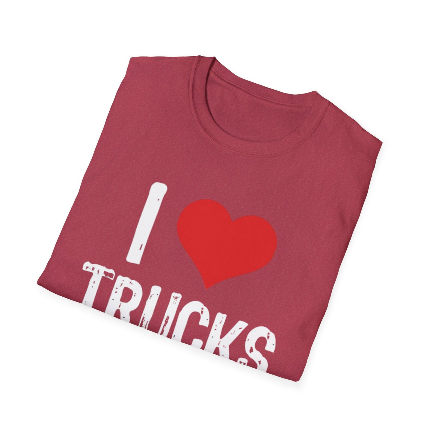 I Love Trucks - Unisex Softstyle T-Shirt