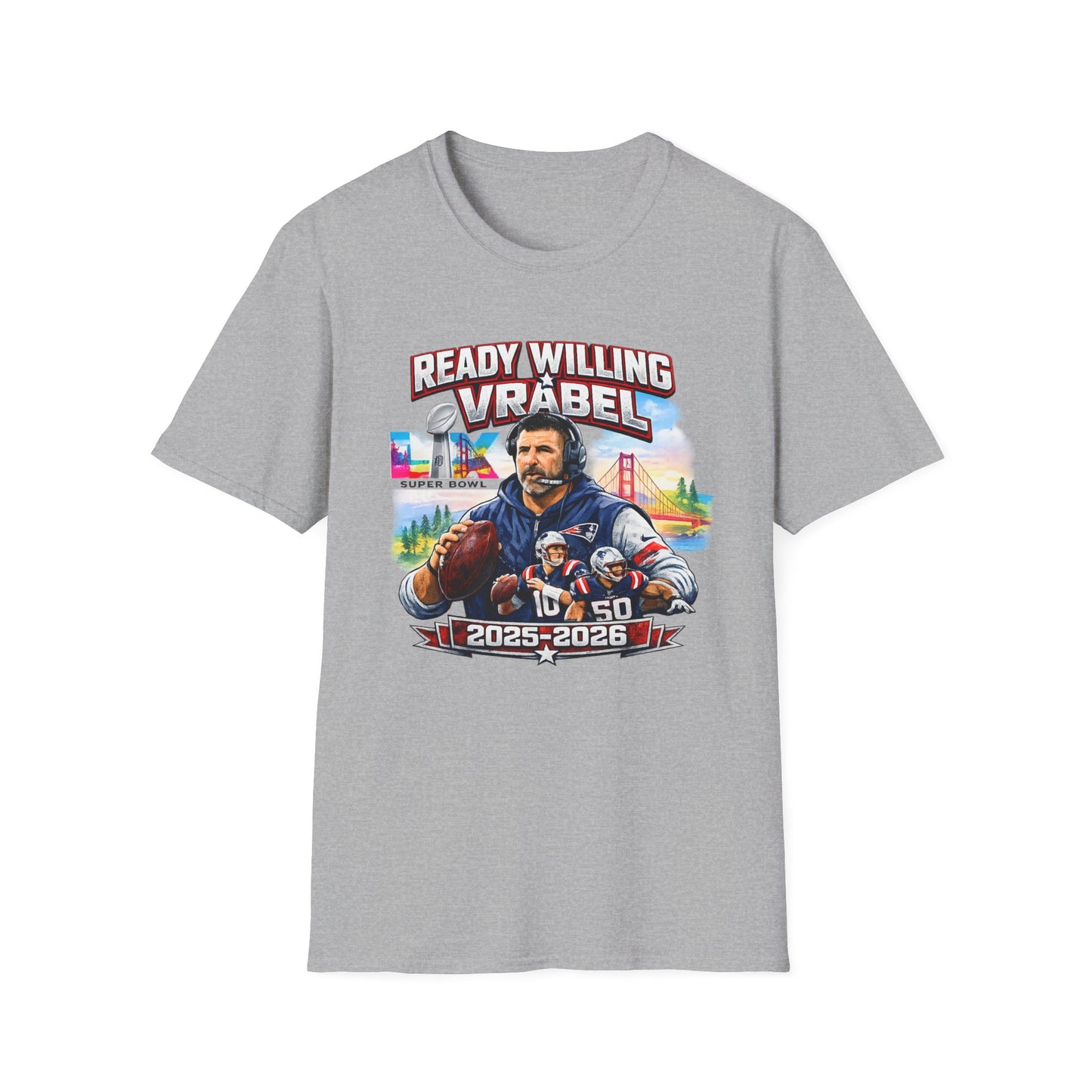 Ready Willing Vrabel 2025-2026 Football T-Shirt — Coach Tribute Tee