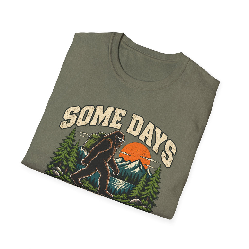 Some Days I Just Prefer the Woods – Bigfoot Outdoor Graphic Tee