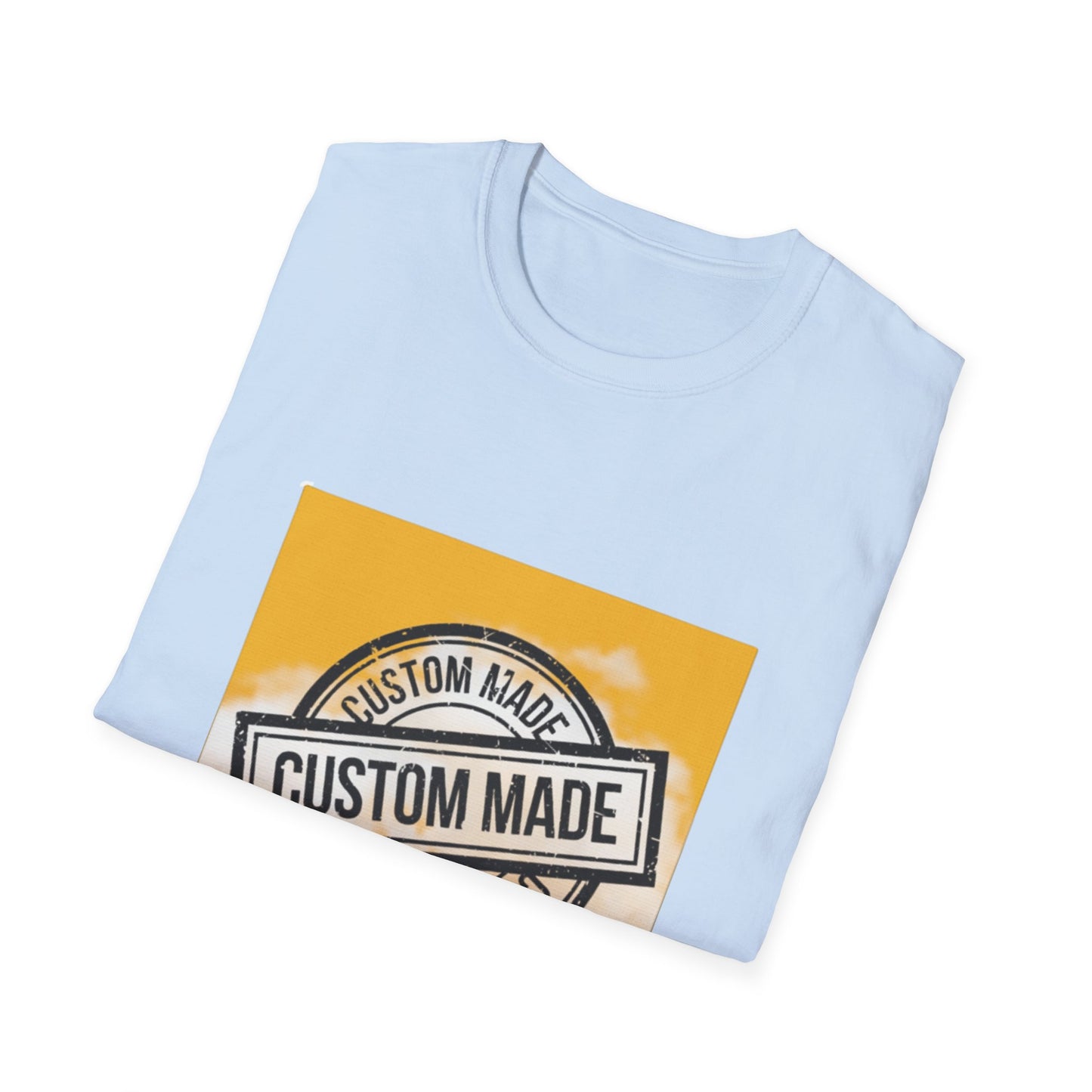 Your Design On a Tee One Side Only - Monster Unisex Softstyle T-Shirt