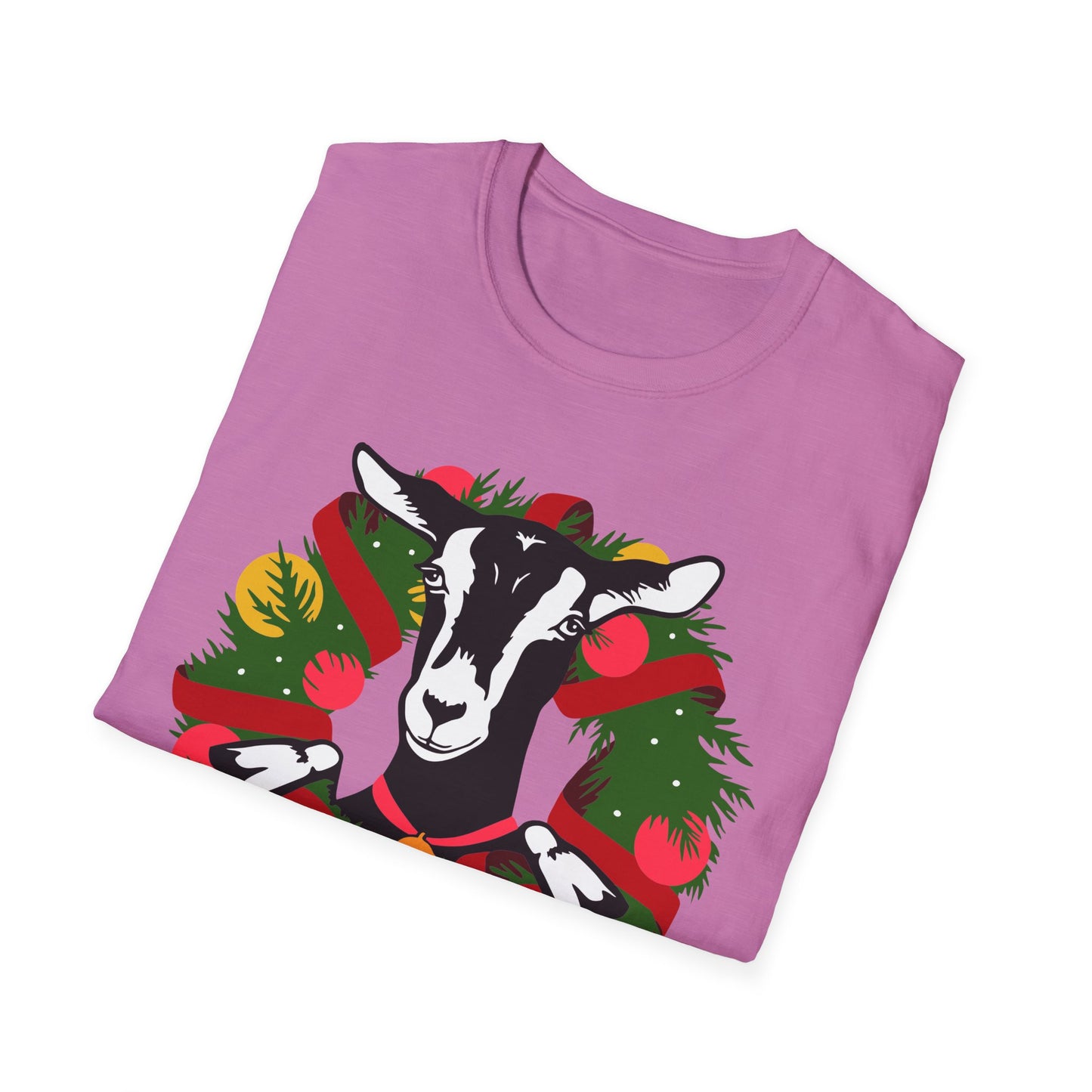Goat Wreath - Unisex Softstyle T-Shirt