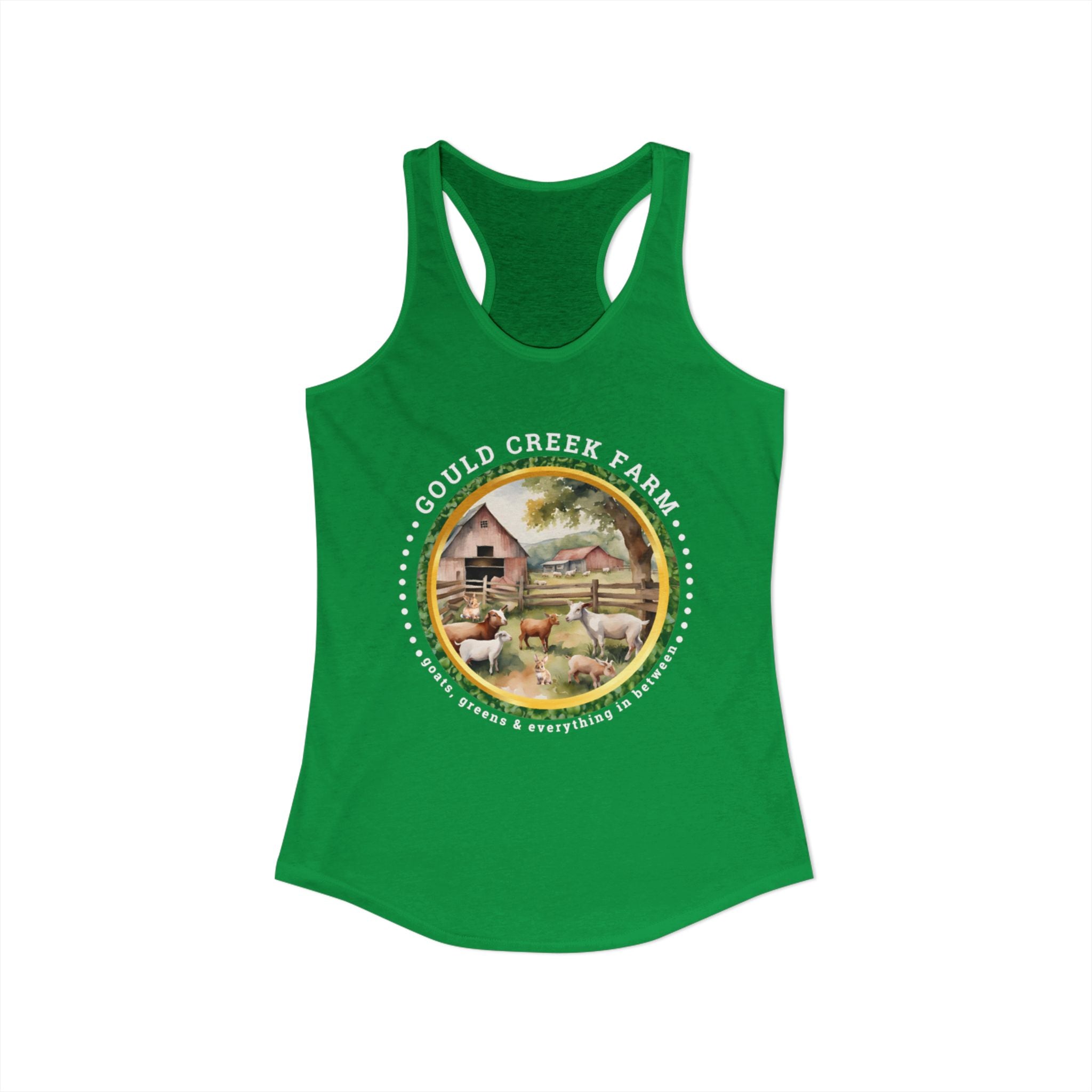Women's Ideal Racerback Tank Gould creek farm