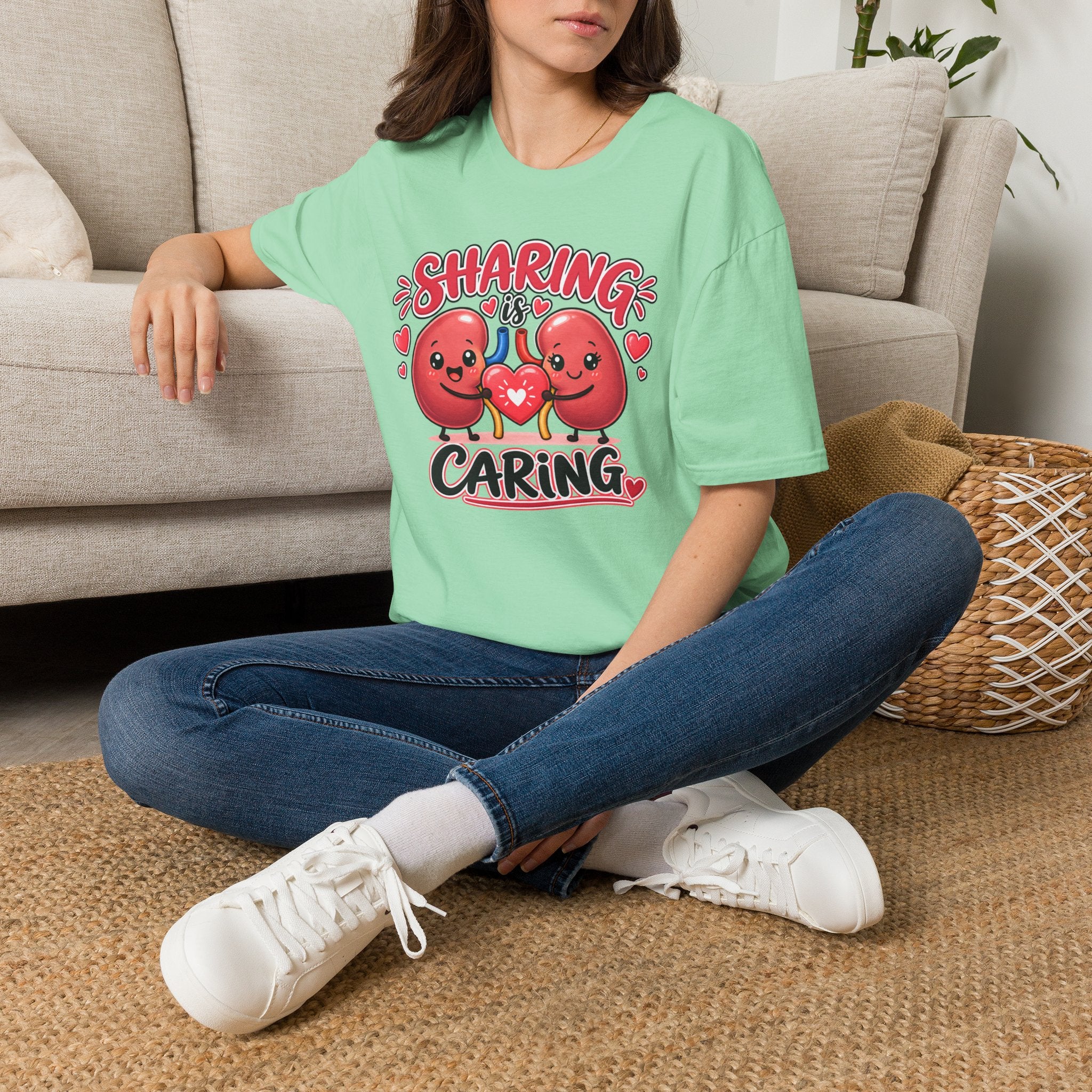 Sharing Is Caring — Kidney Edition ❤️  T-Shirt