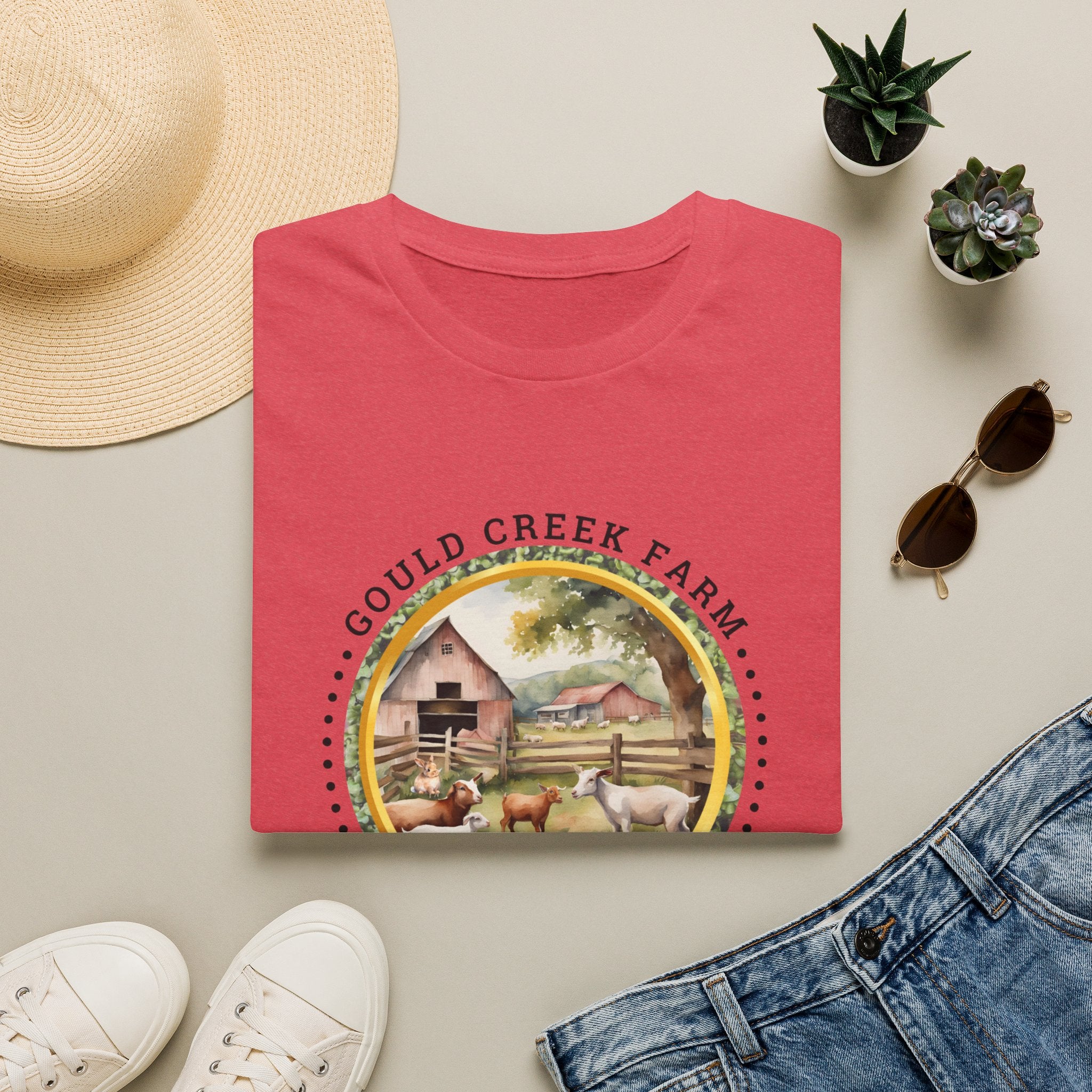 Gould Creek Farm Unisex Softstyle T-Shirt - Cozy Farmhouse Graphic Tee