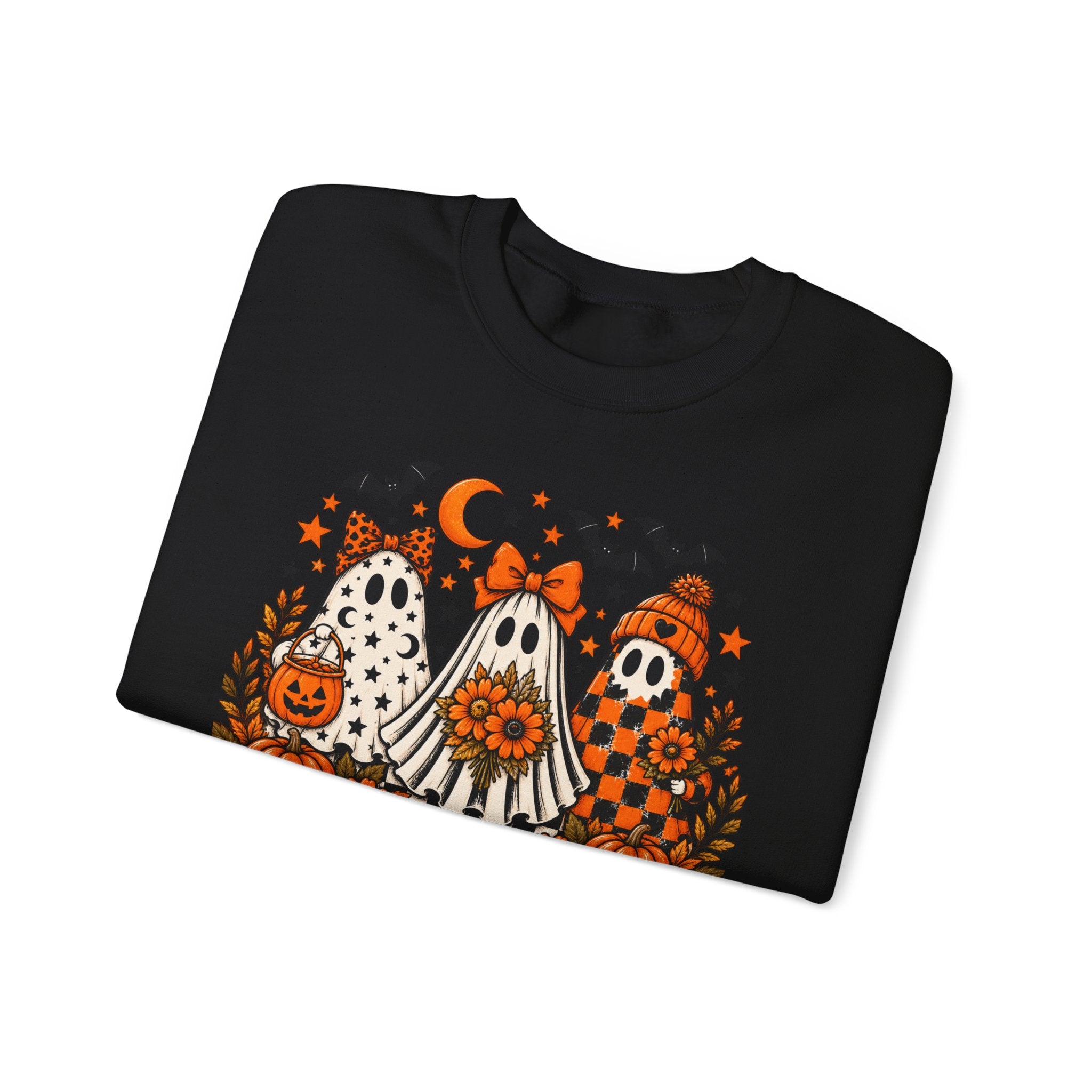 Cute Halloween Ghosts Crewneck Sweatshirt