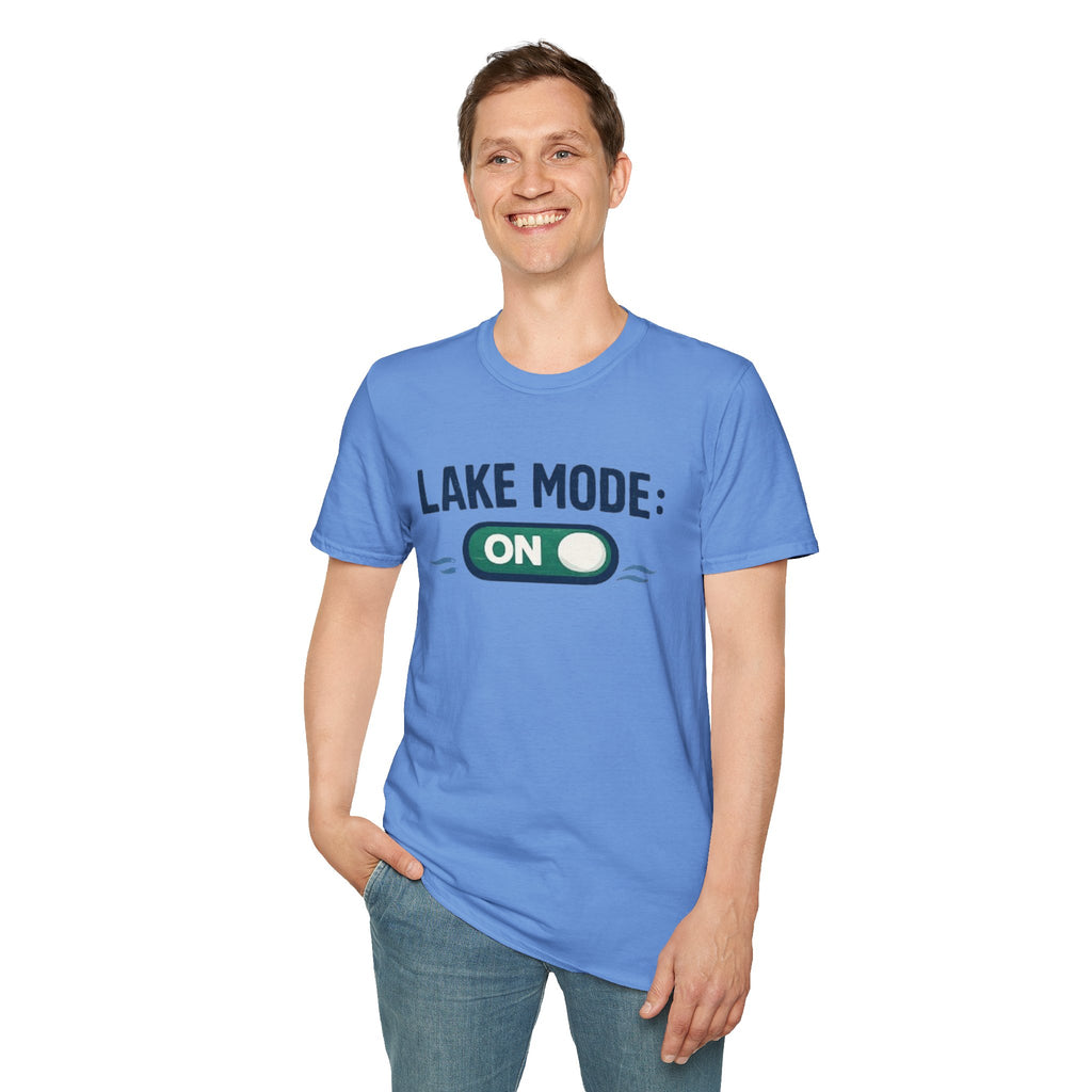 Lake Mode On T-Shirt — Funny Lake Life Vacation Tee