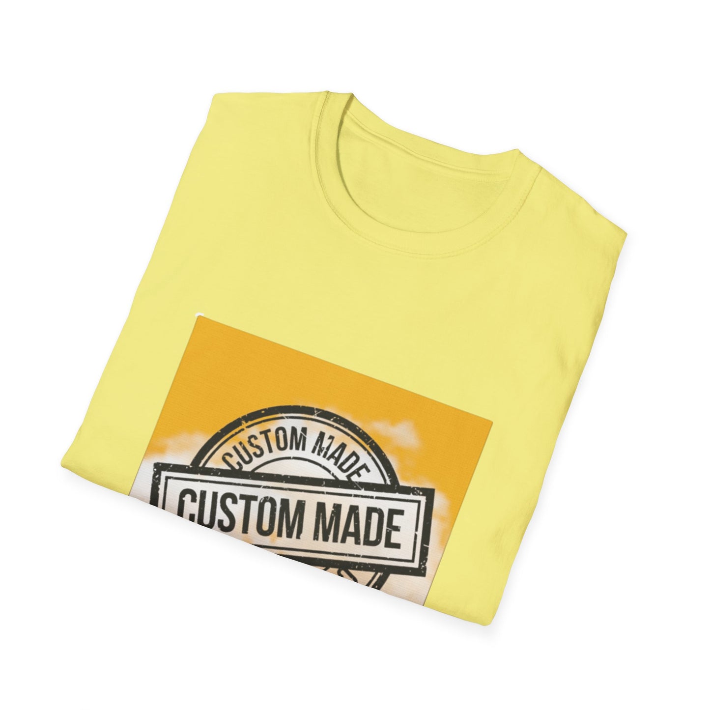Your Design On a Tee One Side Only - Monster Unisex Softstyle T-Shirt