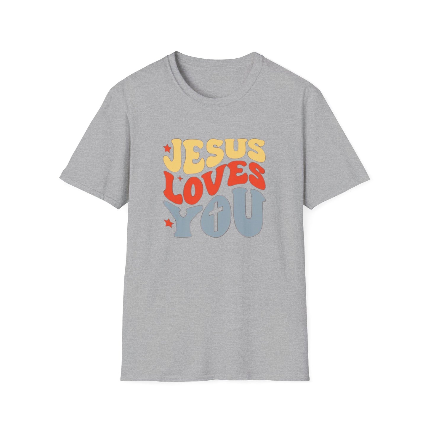 Jesus Loves You - Unisex Softstyle T-Shirt - Fun and Casual Wear for All Occasions