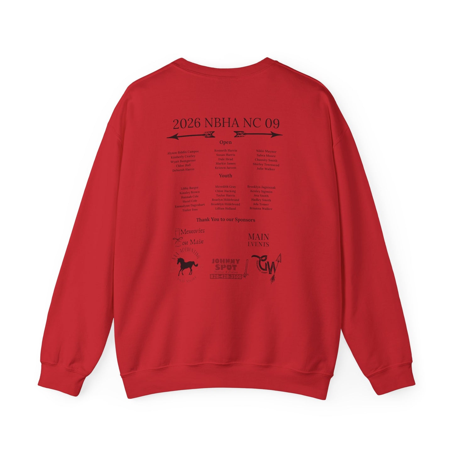 Crewneck Sweatshirt - 2026 NBHA NC 09
