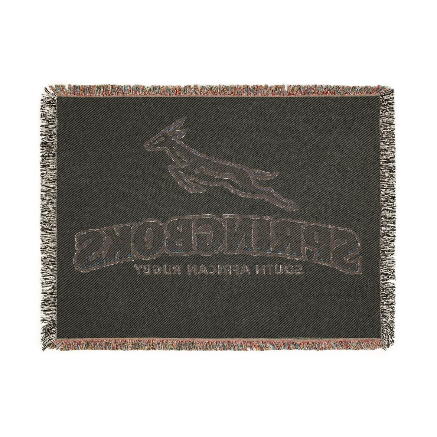 Springboks Woven Blanket – South African Rugby Throw Blanket