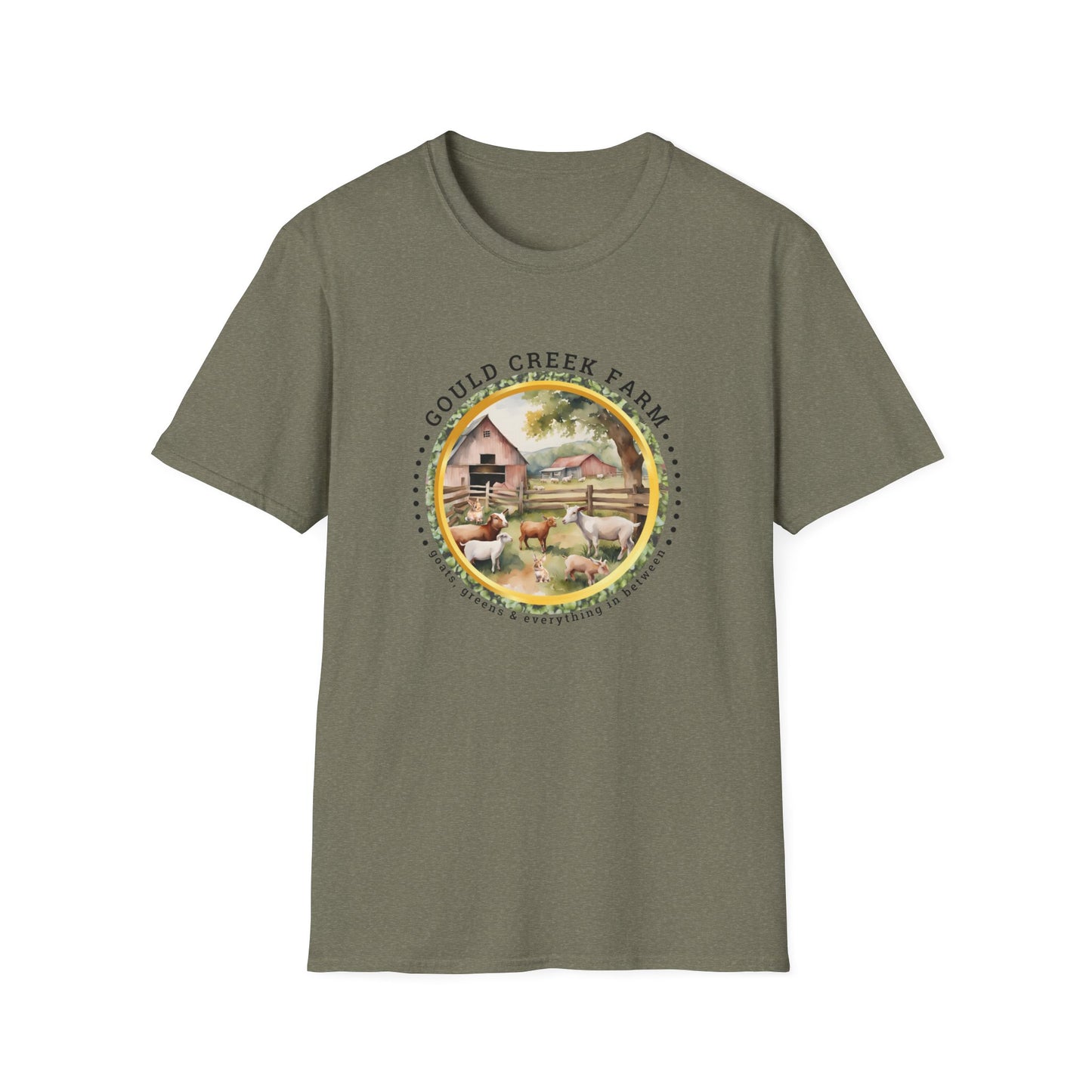 Gould Creek Farm Unisex Softstyle T-Shirt - Cozy Farmhouse Graphic Tee