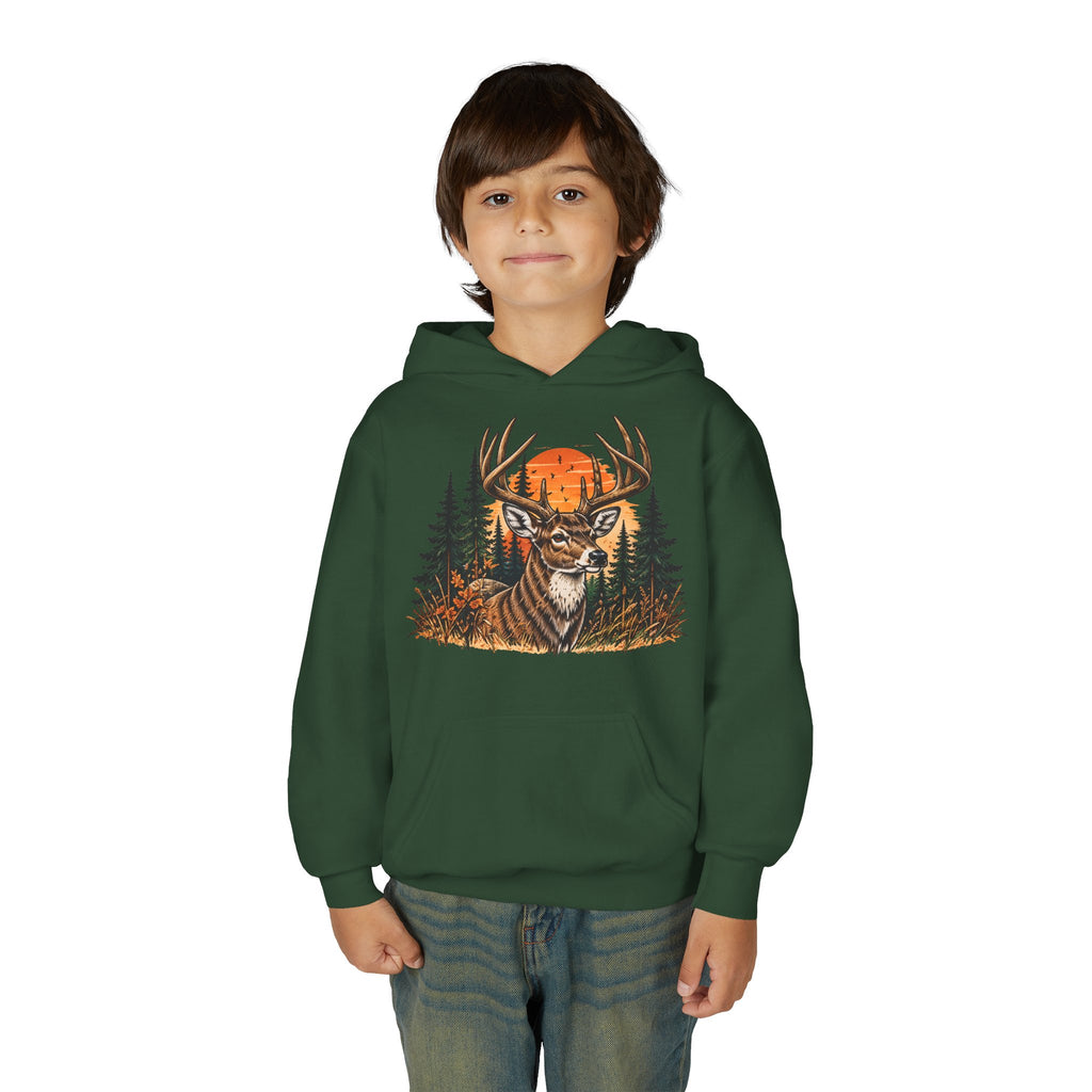 Whitetail Sunset Kids Hoodie