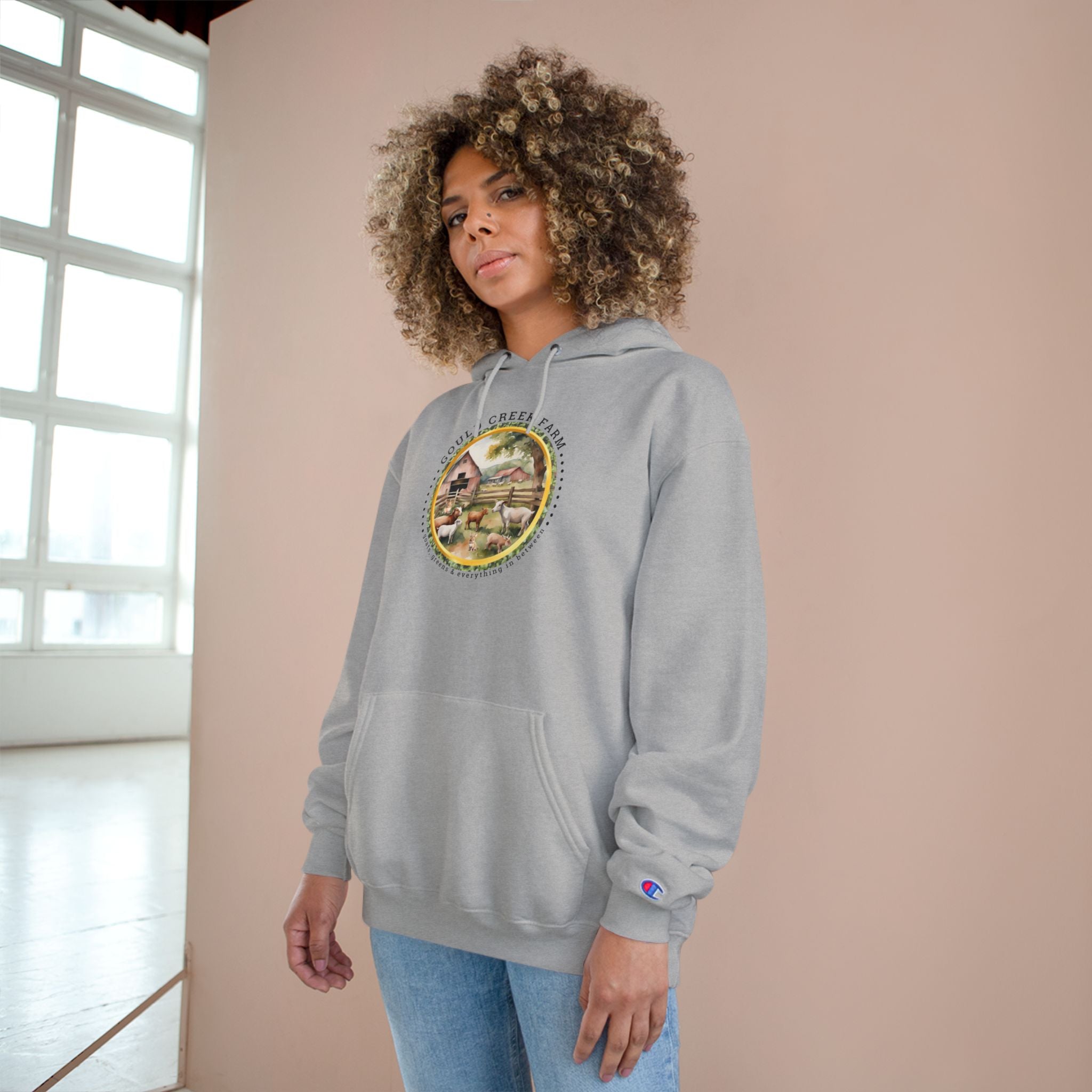 Gold Creek Farm Champion Hoodie - Cozy Outdoor Style