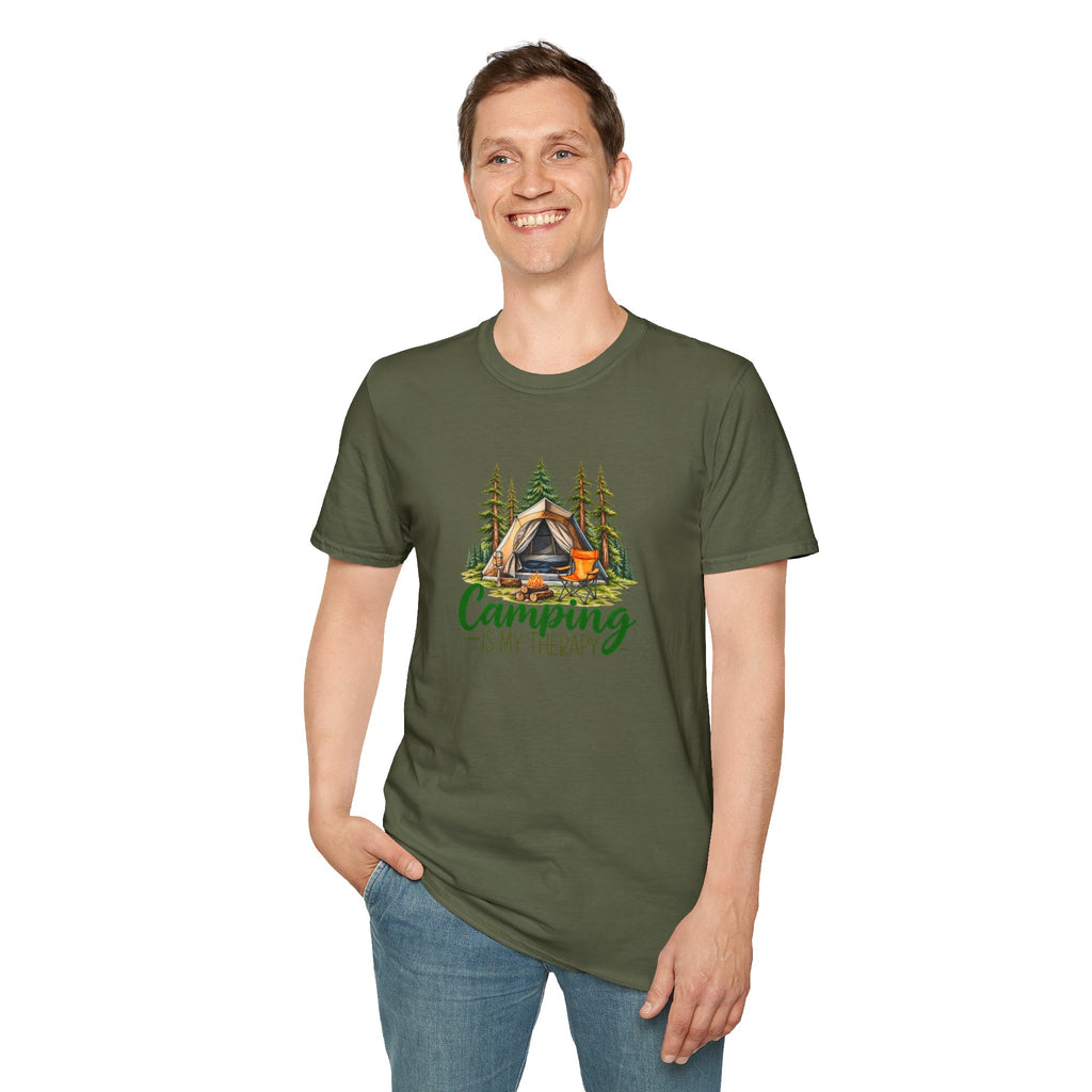 Camping Is My Therapy – Camping T-Shirt