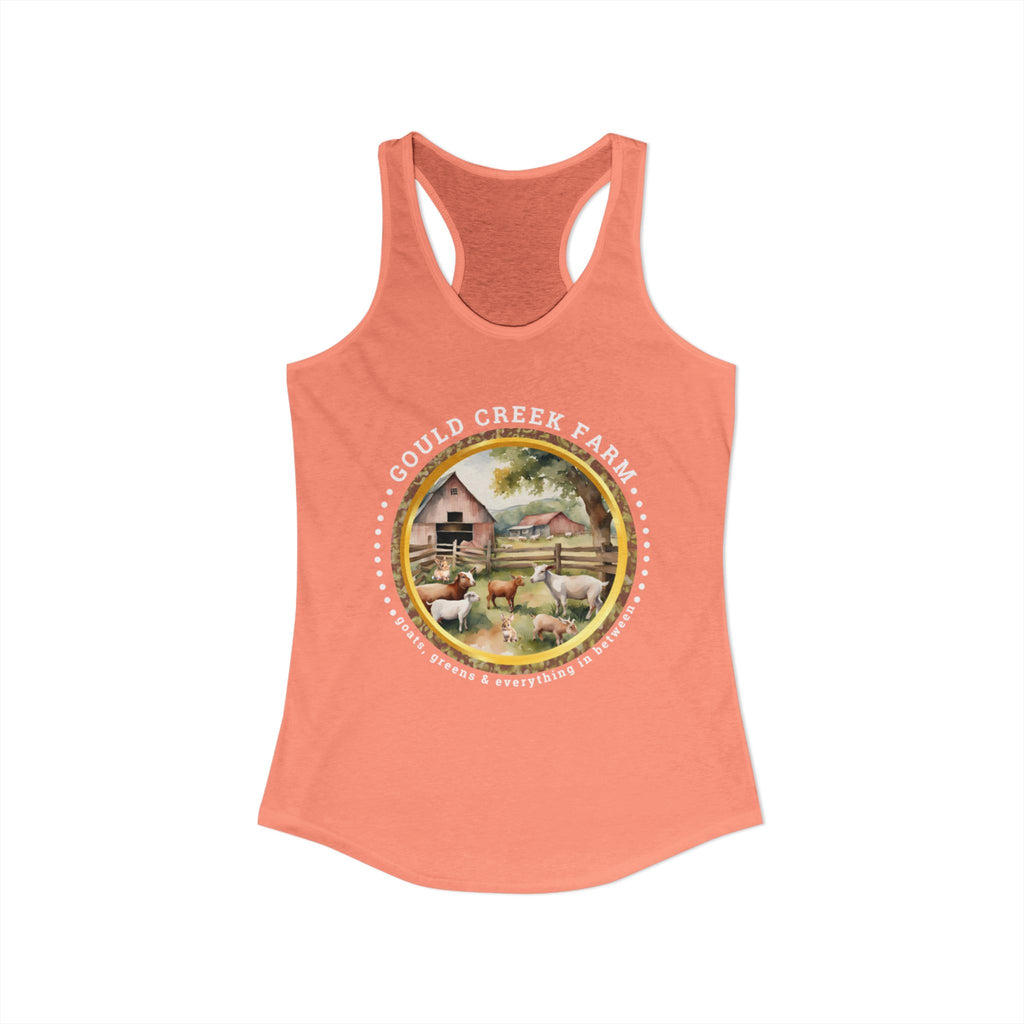 Women's Ideal Racerback Tank Gould creek farm