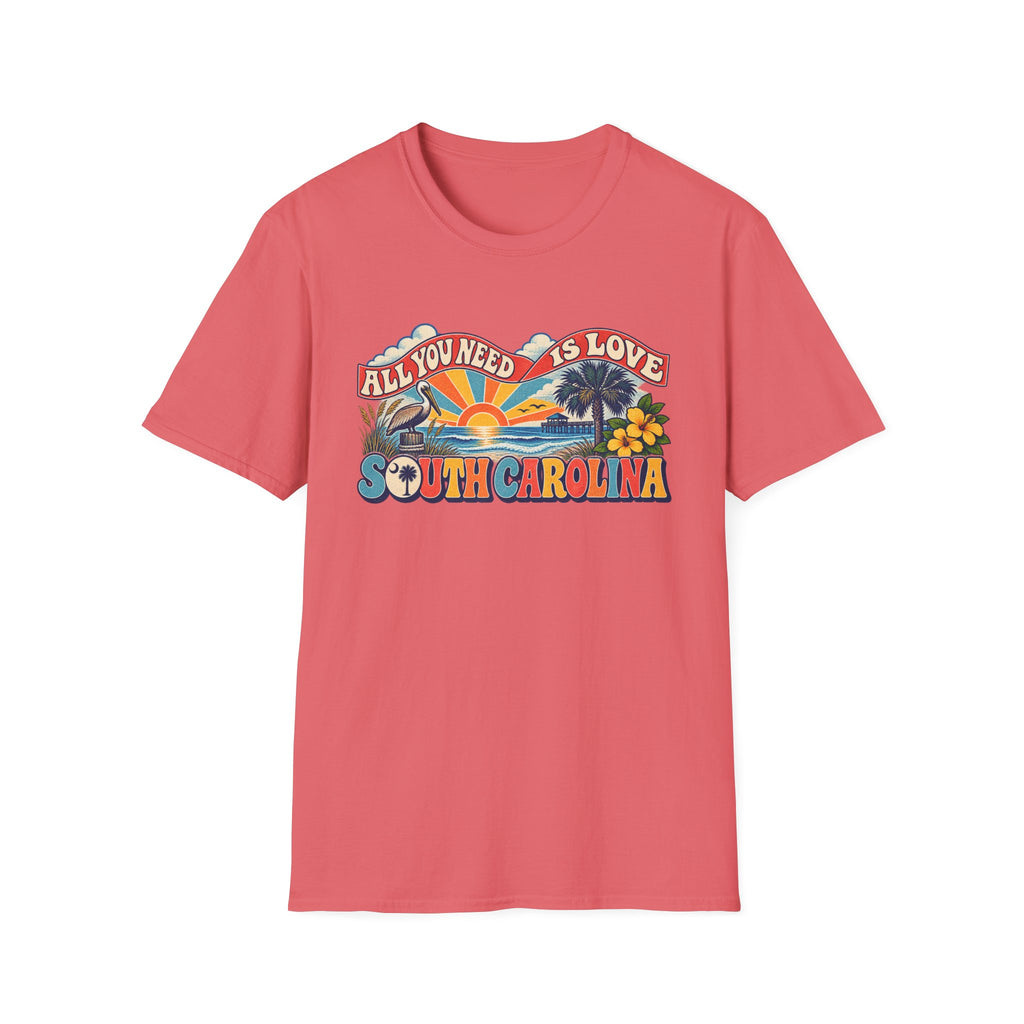 South Carolina Retro 'All You Need Is Love' T-Shirt