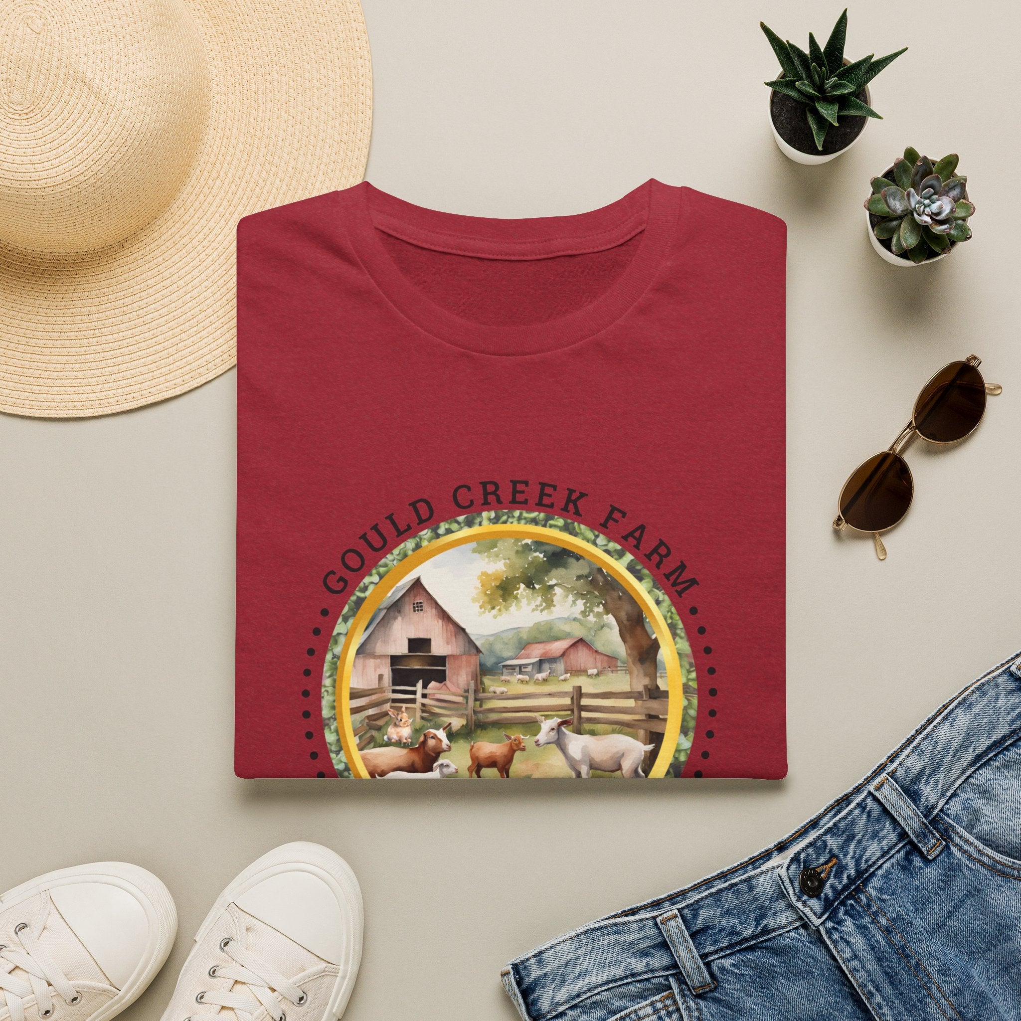 Gould Creek Farm Unisex Softstyle T-Shirt - Cozy Farmhouse Graphic Tee