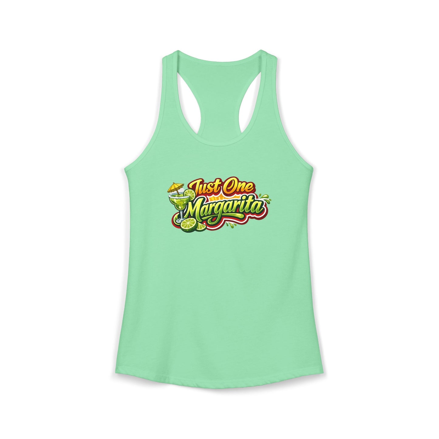 Just One Margarita Racerback Tank — Women's Margarita Tank Top