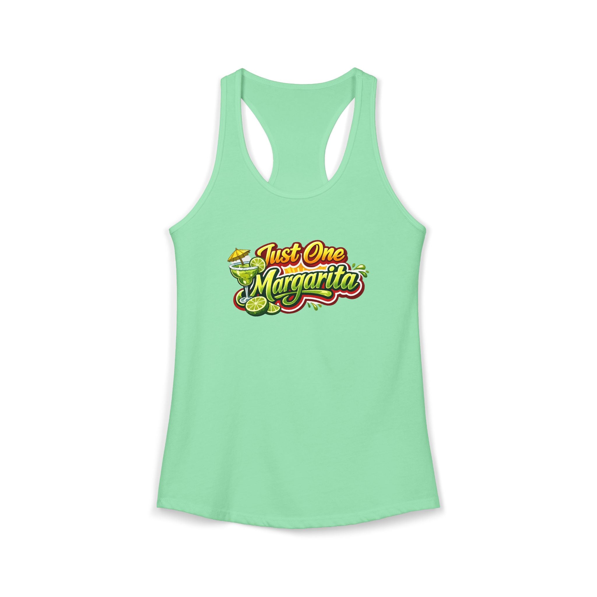 Just One Margarita Racerback Tank — Women's Margarita Tank Top