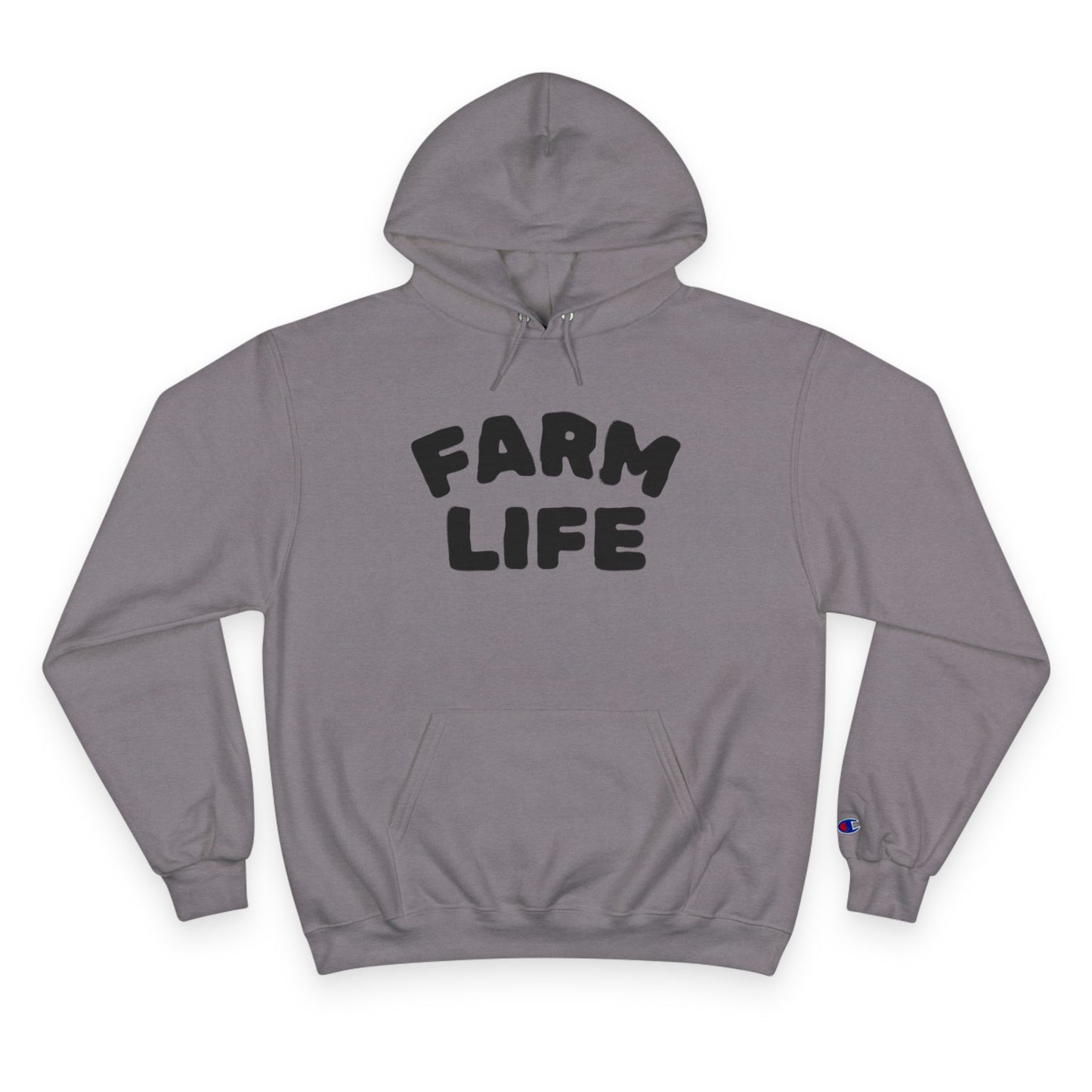 Farm Life Champion Hoodie Gould Creek Farm- Cozy Apparel for Agriculture Lovers